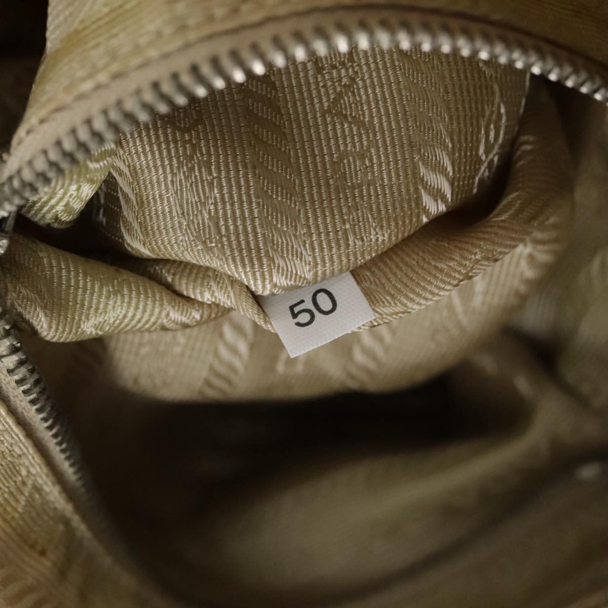 Prada Beige Synthetic Shoulder Bag (Pre-Owned) Size ONE SIZE - 14 Thumbnail