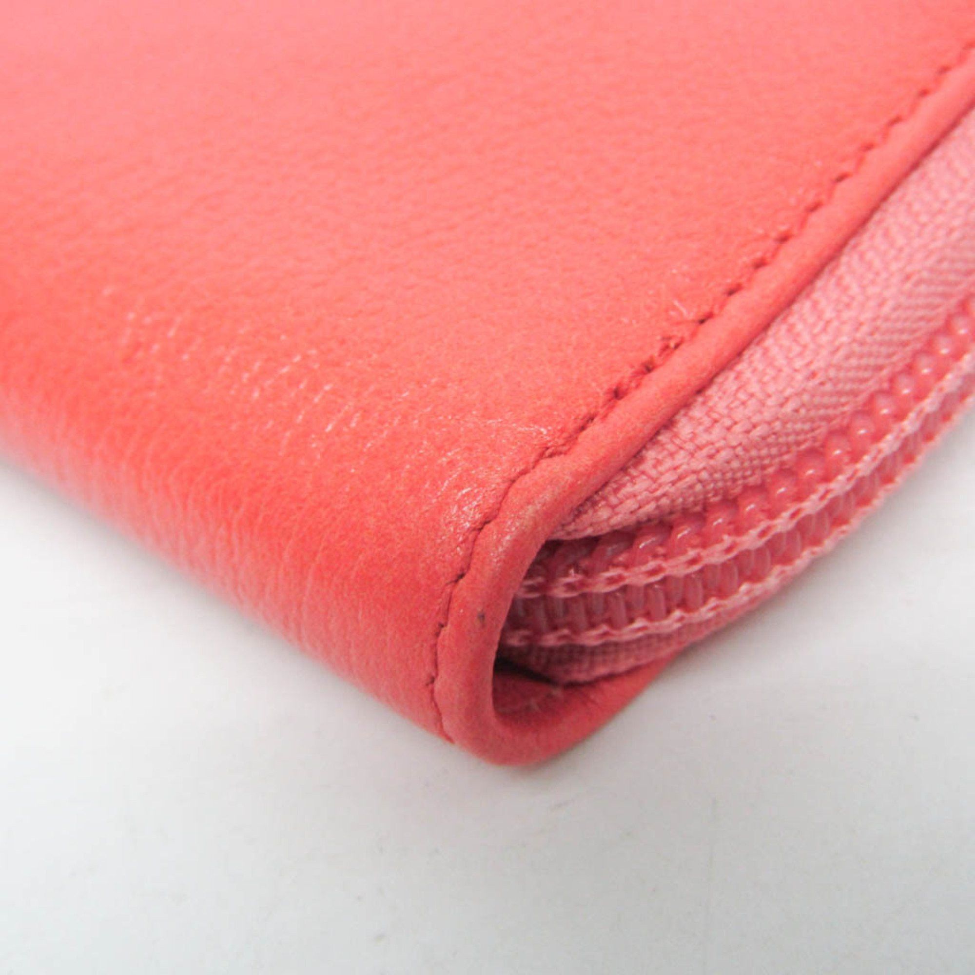 Chanel Pink Leather Wallet (Pre-Owned) Size ONE SIZE - 3 Thumbnail