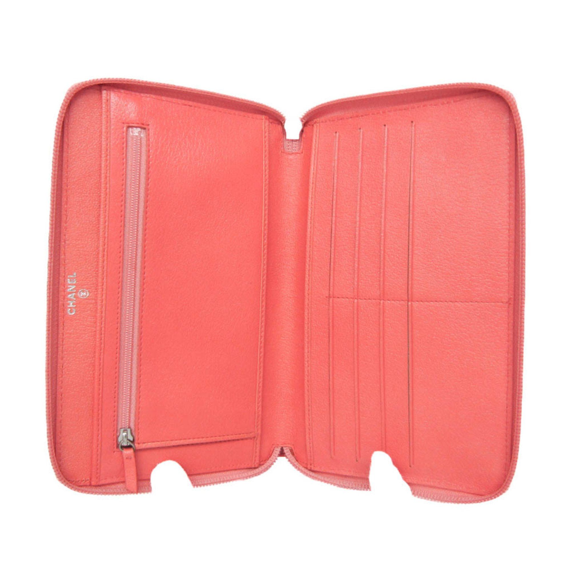 Chanel Pink Leather Wallet (Pre-Owned) Size ONE SIZE - 7 Thumbnail