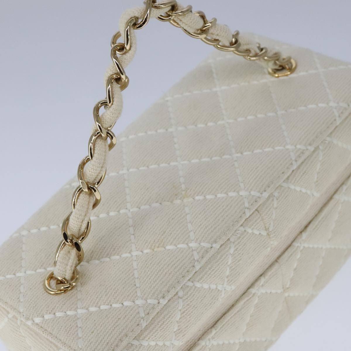 Chanel Vanity Beige Canvas Clutch Bag (Pre-Owned) Size ONE SIZE - 18 Thumbnail