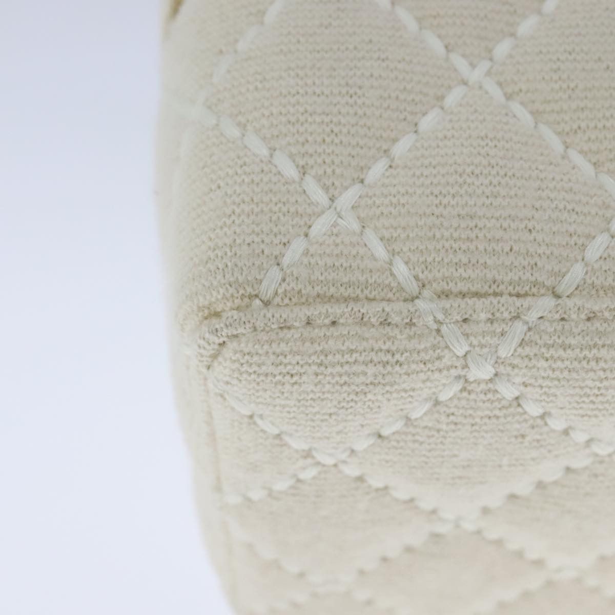 Chanel Vanity Beige Canvas Clutch Bag (Pre-Owned) Size ONE SIZE - 9 Thumbnail