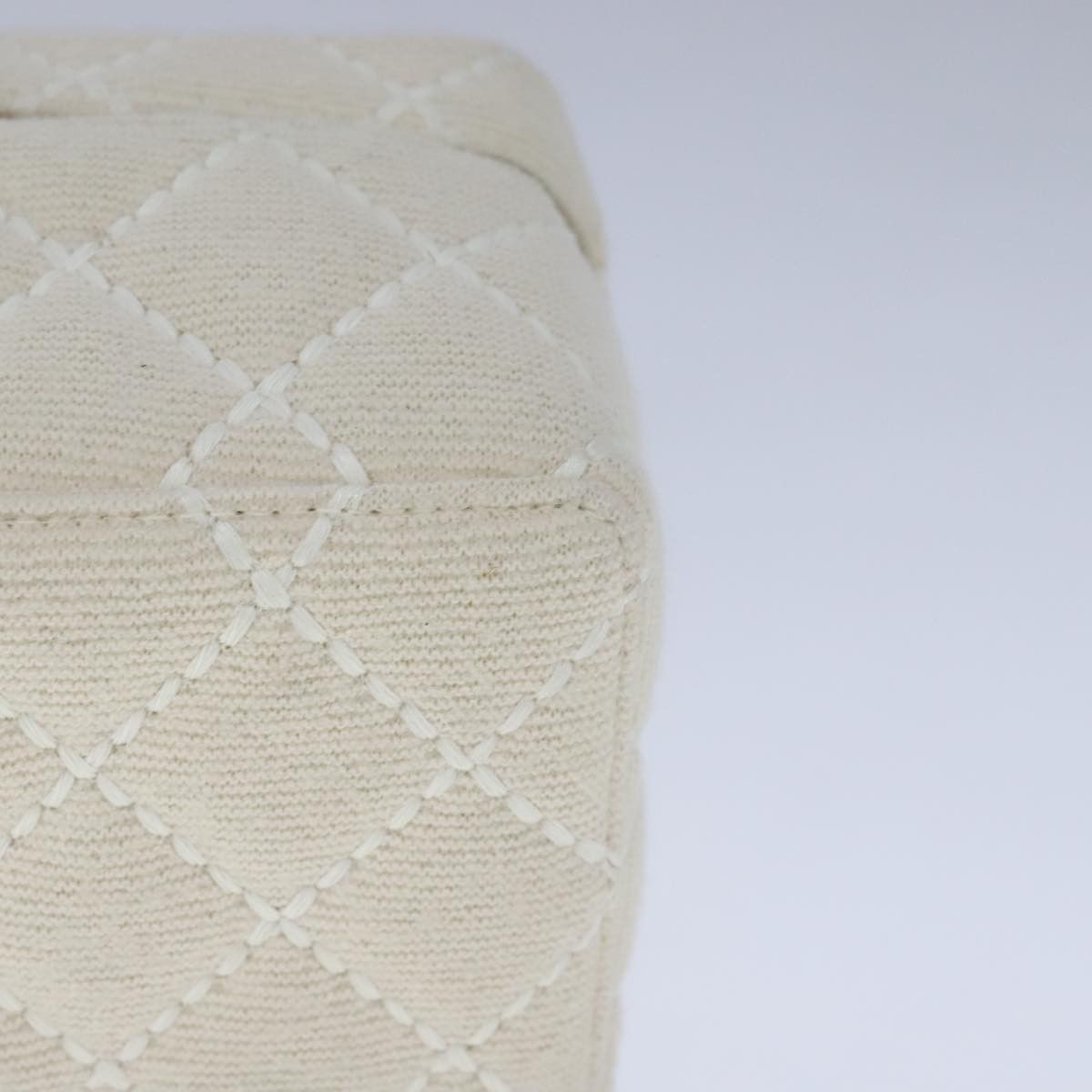 Chanel Vanity Beige Canvas Clutch Bag (Pre-Owned) Size ONE SIZE - 8 Thumbnail