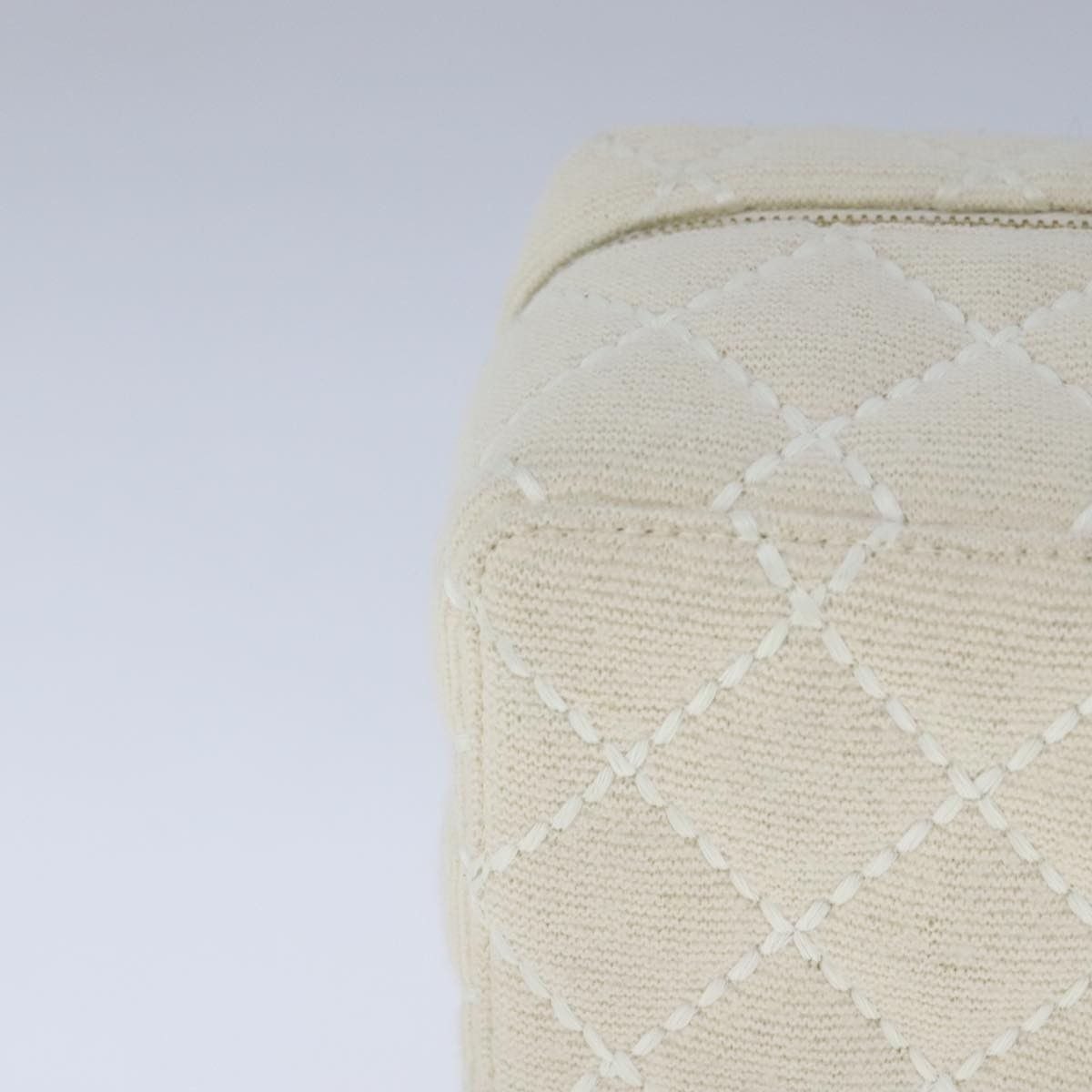 Chanel Vanity Beige Canvas Clutch Bag (Pre-Owned) Size ONE SIZE - 7 Thumbnail