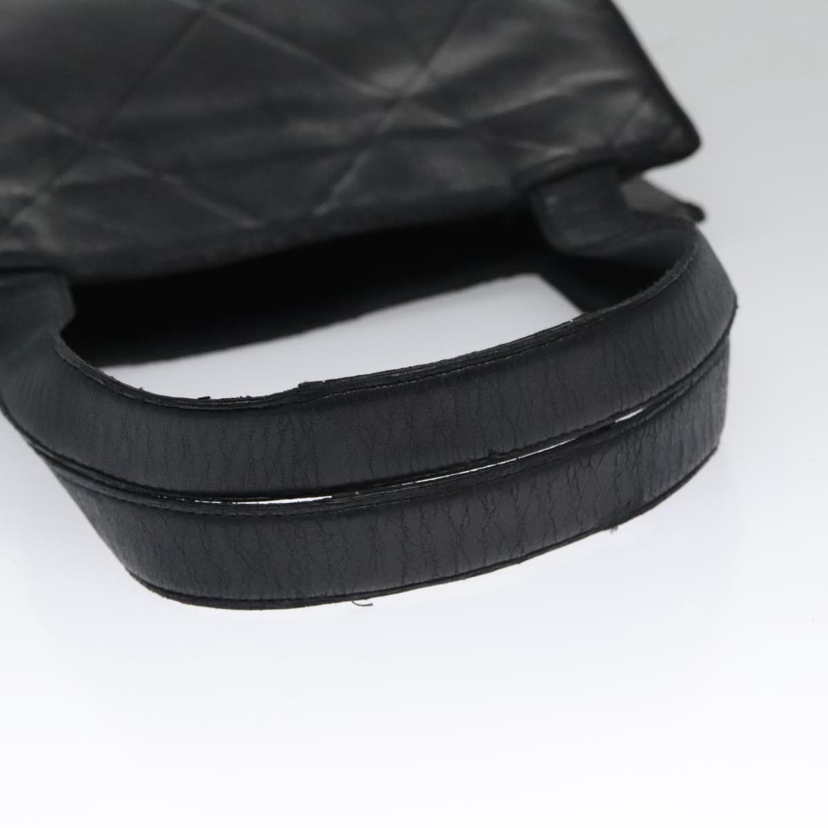 Chanel Black Leather Handbag (Pre-Owned) Size ONE SIZE - 5 Thumbnail