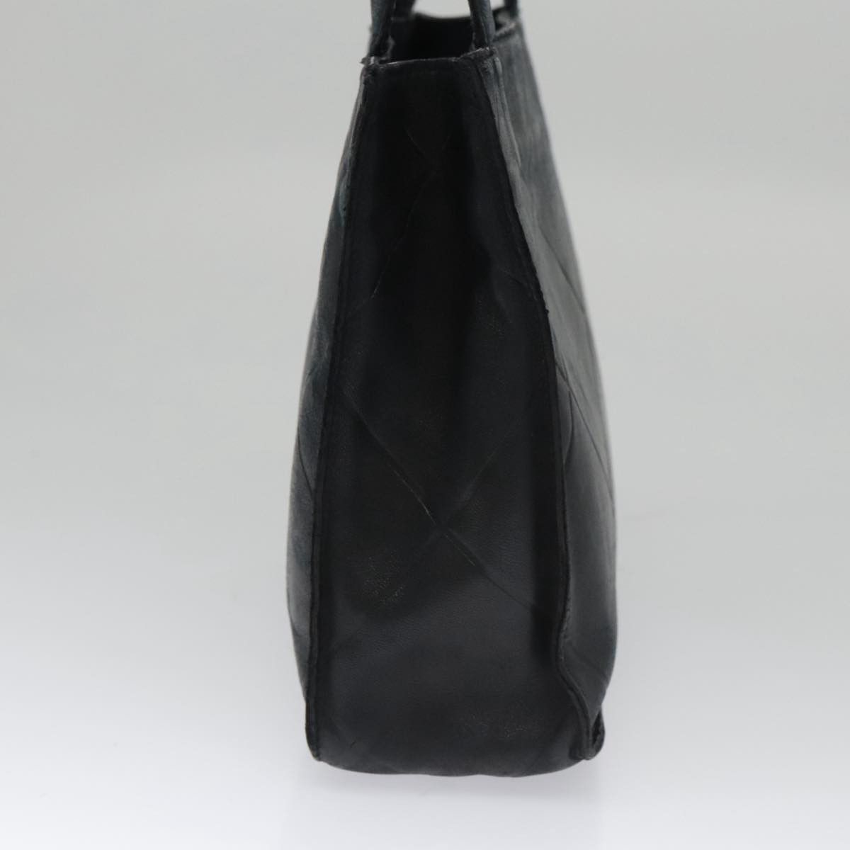 Chanel Black Leather Handbag (Pre-Owned) Size ONE SIZE - 3 Thumbnail