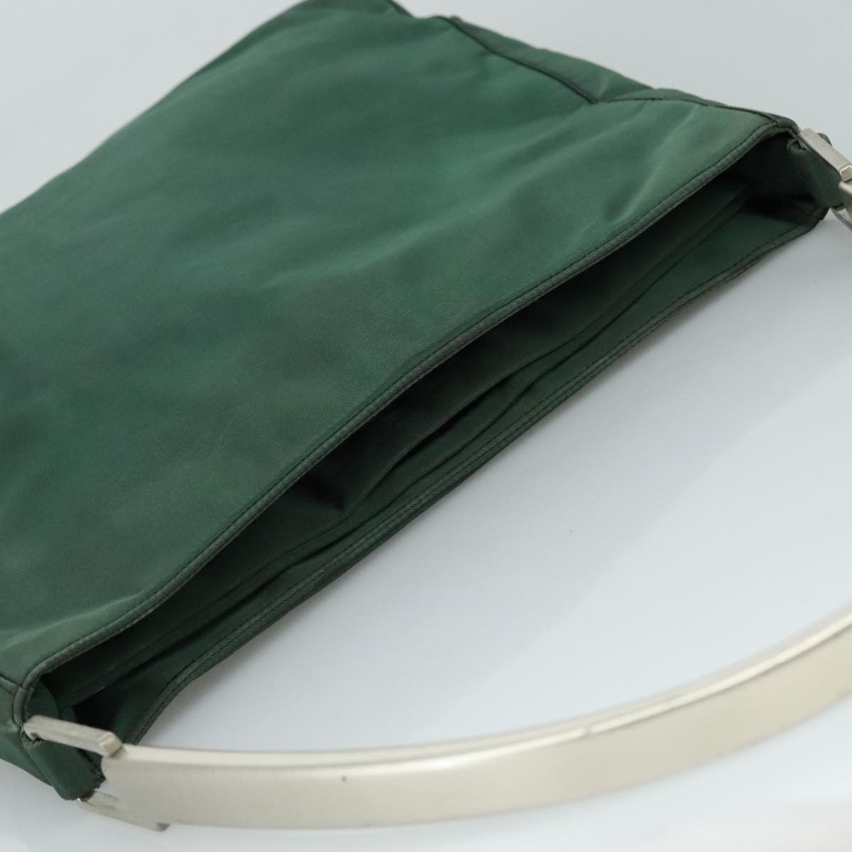 Prada Tessuto Green Synthetic Shoulder Bag (Pre-Owned) Size ONE SIZE - 17 Thumbnail