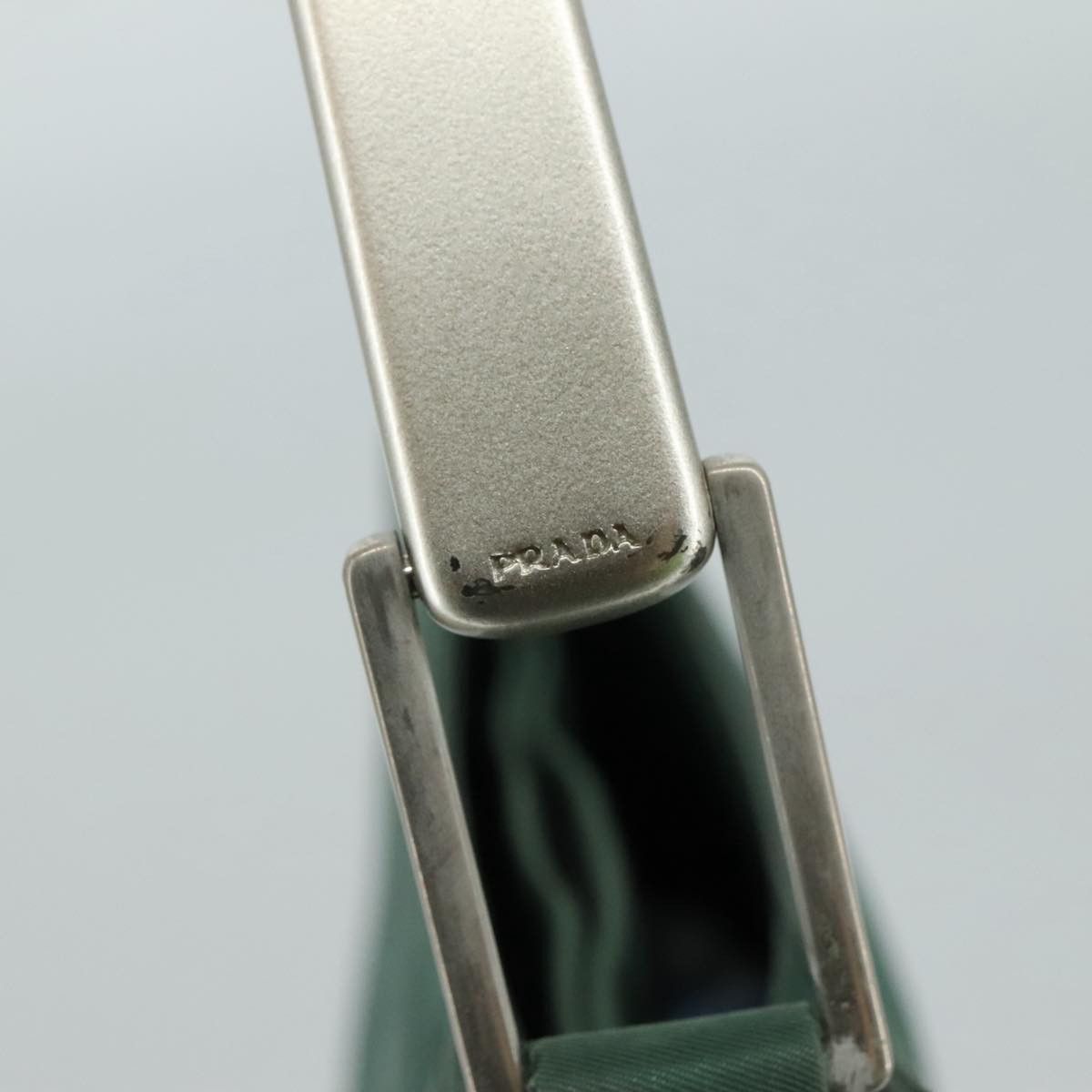 Prada Tessuto Green Synthetic Shoulder Bag (Pre-Owned) Size ONE SIZE - 11 Thumbnail