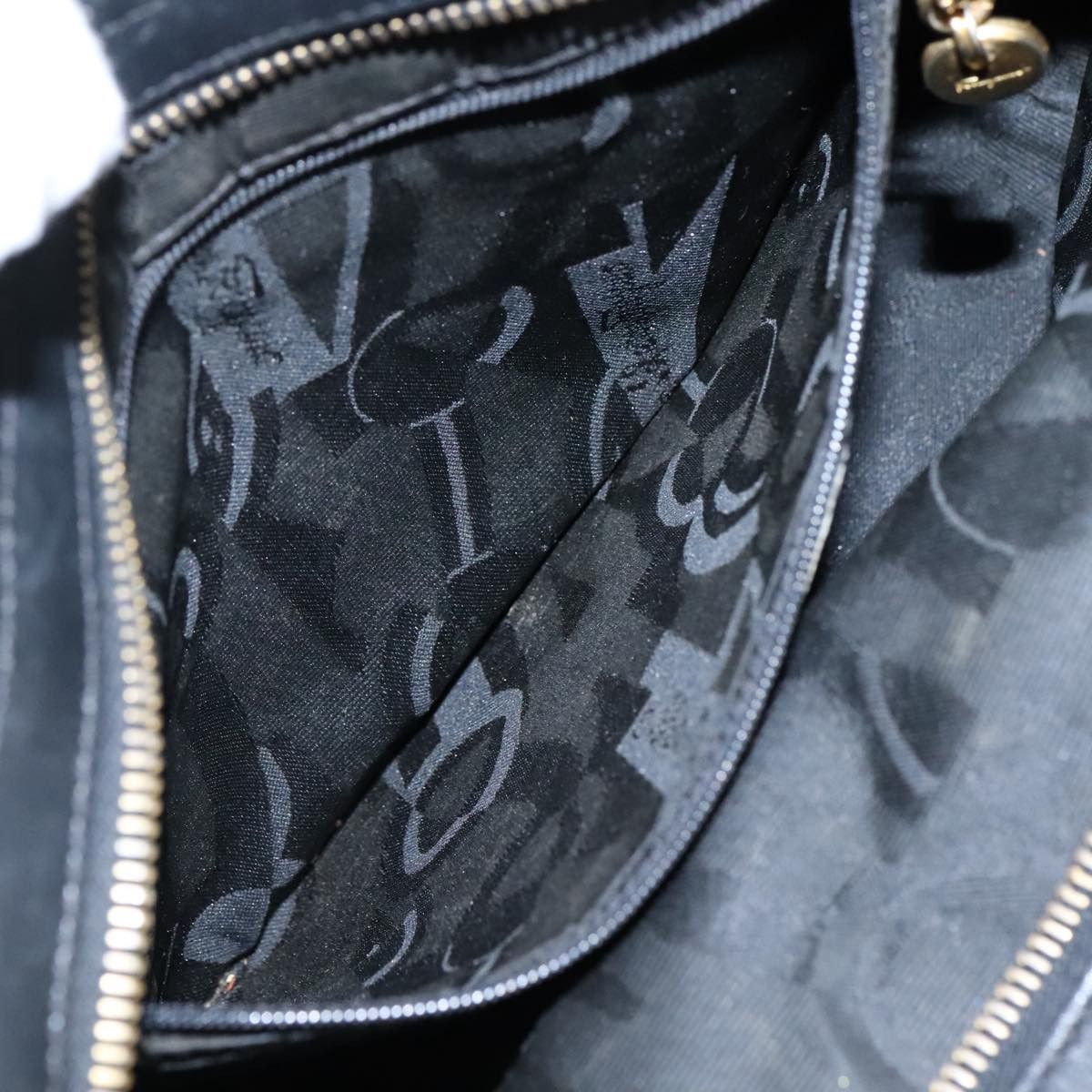 Salvatore Ferragamo Vara Black Canvas Handbag (Pre-Owned) Size ONE SIZE - 20 Thumbnail