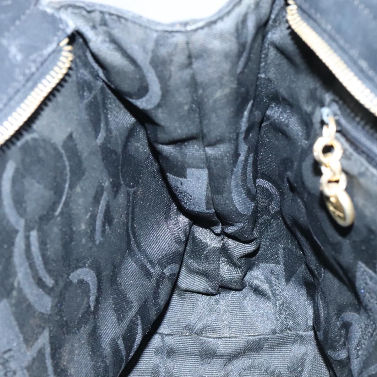 Salvatore Ferragamo Vara Black Canvas Handbag (Pre-Owned) Size ONE SIZE - 19 Thumbnail