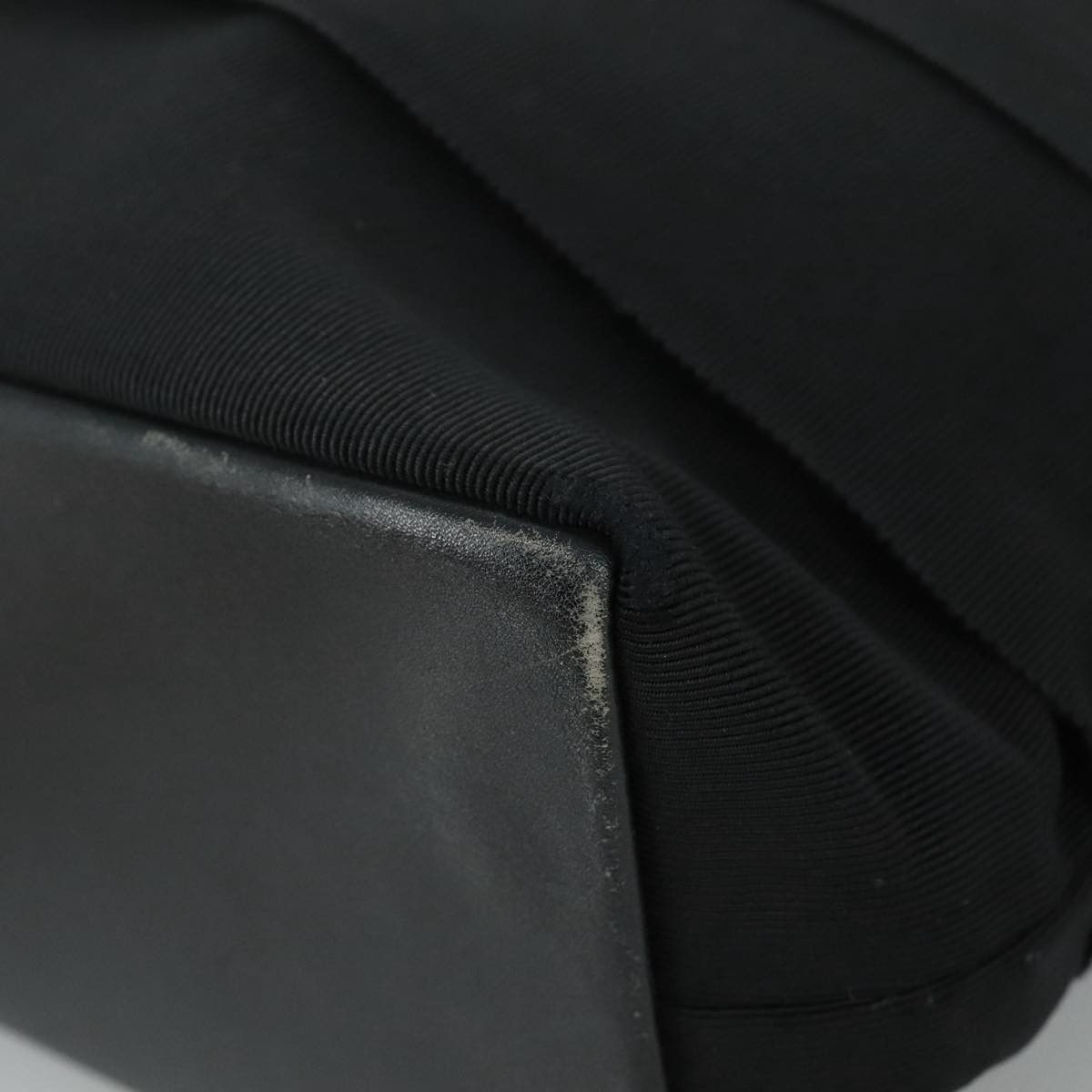 Salvatore Ferragamo Vara Black Canvas Handbag (Pre-Owned) Size ONE SIZE - 7 Thumbnail