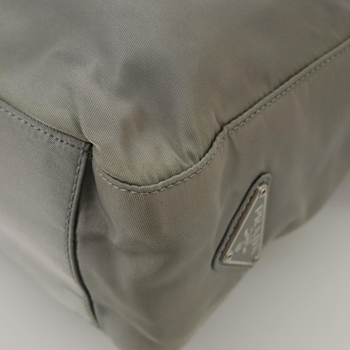 Prada Tessuto Grey Synthetic Tote Bag (Pre-Owned) Size ONE SIZE - 19 Thumbnail