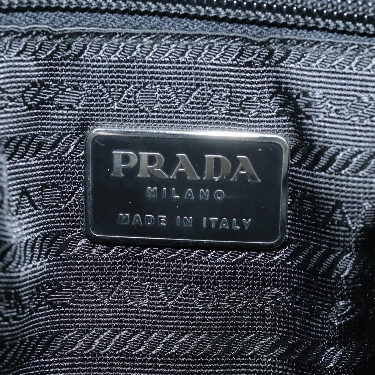 Prada Tessuto Grey Synthetic Tote Bag (Pre-Owned) Size ONE SIZE - 9 Thumbnail