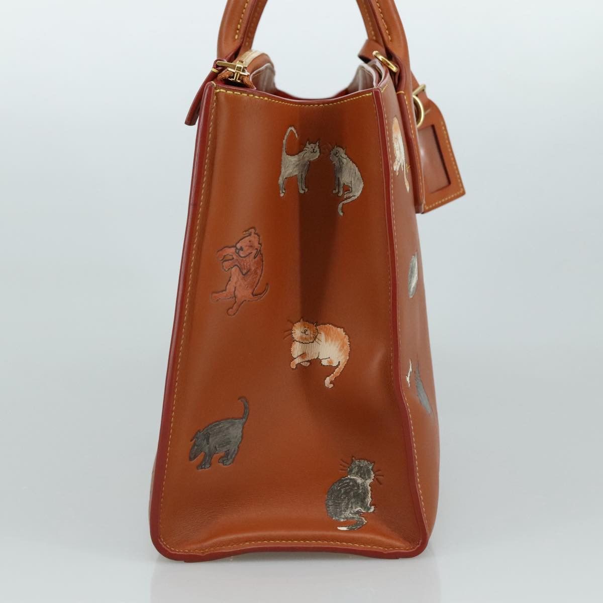 Louis Vuitton City Steamer Brown Leather Handbag (Pre-Owned) Size ONE SIZE - 3 Thumbnail