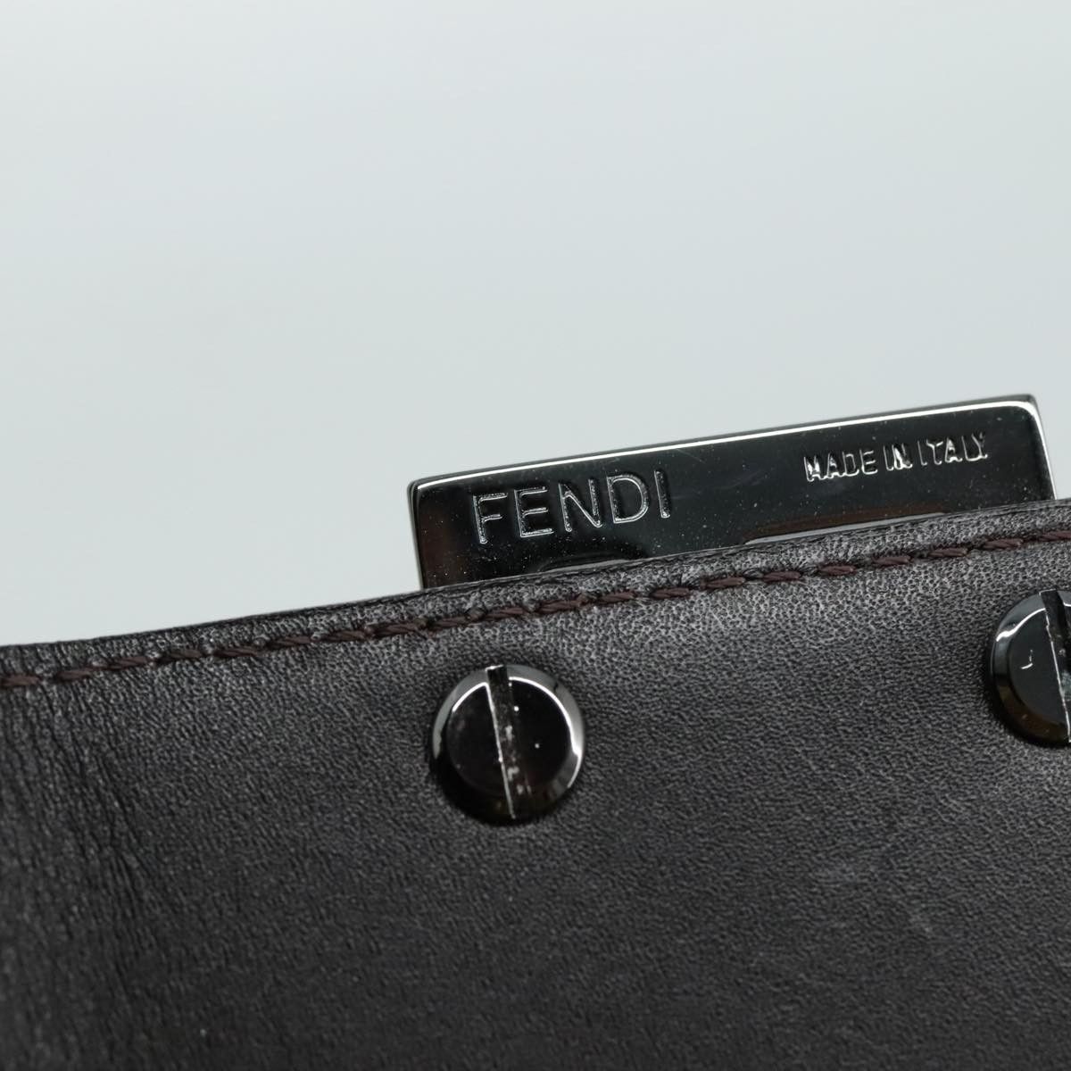 Fendi Zucchino Brown Canvas Wallet (Pre-Owned) Size ONE SIZE - 14 Thumbnail
