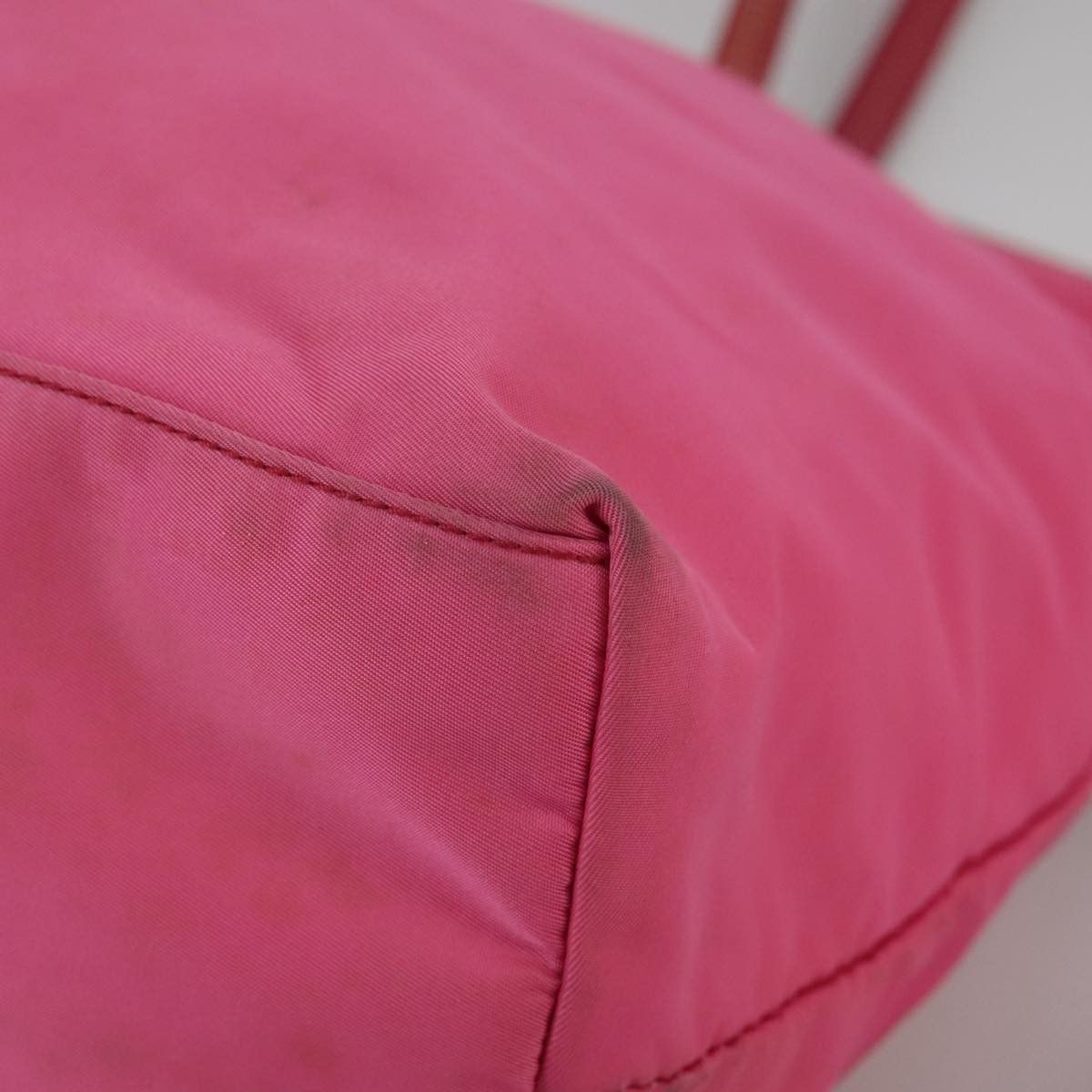 Prada Tessuto Pink Synthetic Tote Bag (Pre-Owned) Size ONE SIZE - 8 Thumbnail