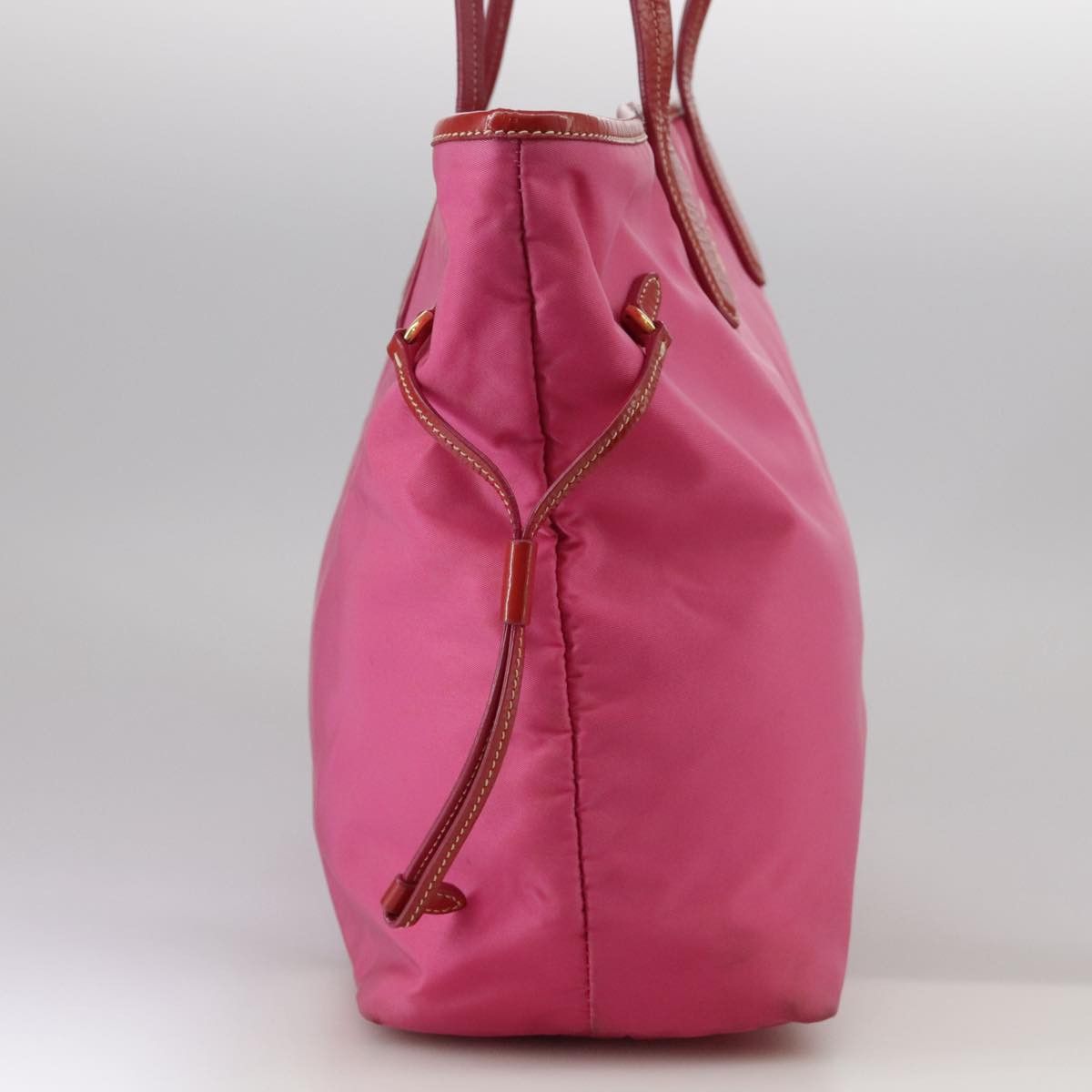 Prada Tessuto Pink Synthetic Tote Bag (Pre-Owned) Size ONE SIZE - 4 Thumbnail