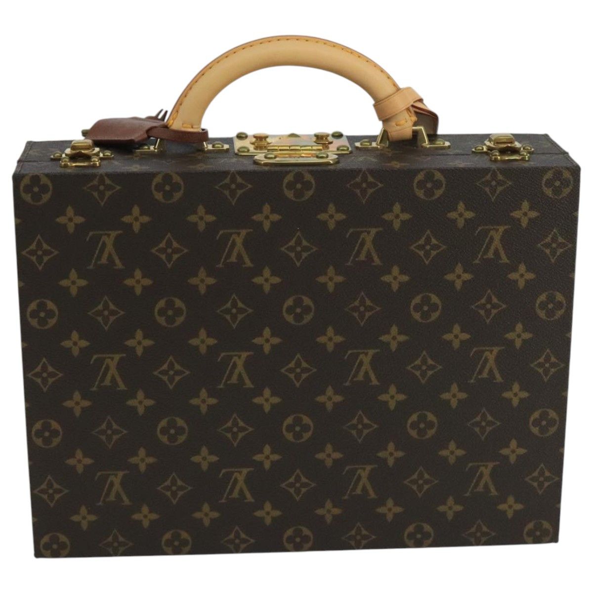 Louis Vuitton Jewelry Case Brown Canvas Travel Bag (Pre-Owned) Size ONE SIZE - 2 Thumbnail