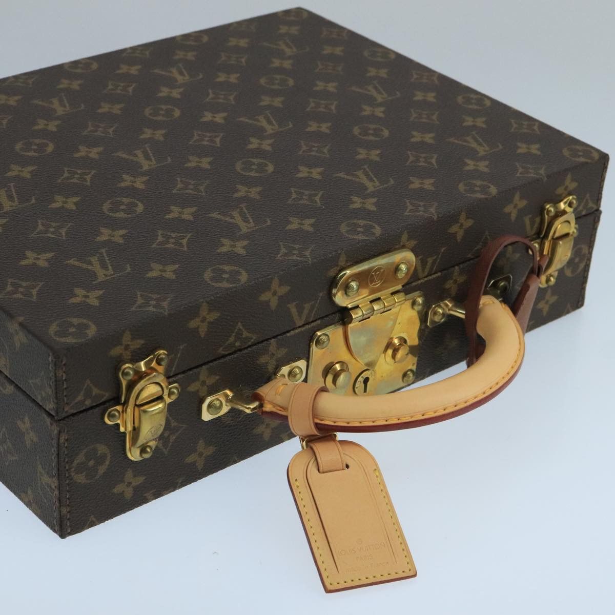 Louis Vuitton Jewelry Case Brown Canvas Travel Bag (Pre-Owned) Size ONE SIZE - 15 Thumbnail