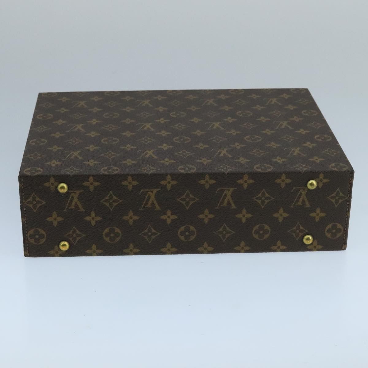 Louis Vuitton Jewelry Case Brown Canvas Travel Bag (Pre-Owned) Size ONE SIZE - 5 Thumbnail
