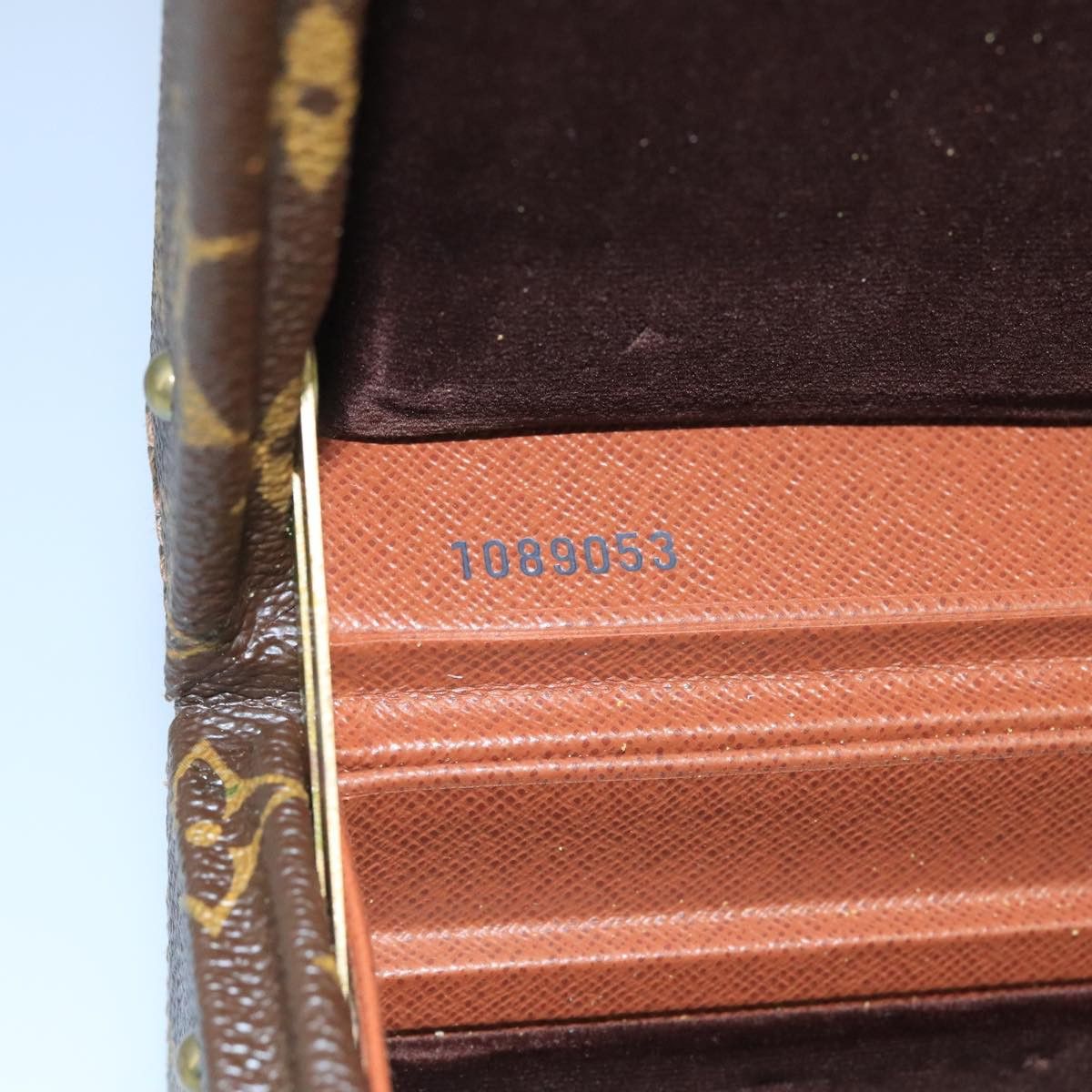 Louis Vuitton Jewelry Case Brown Canvas Travel Bag (Pre-Owned) Size ONE SIZE - 9 Thumbnail
