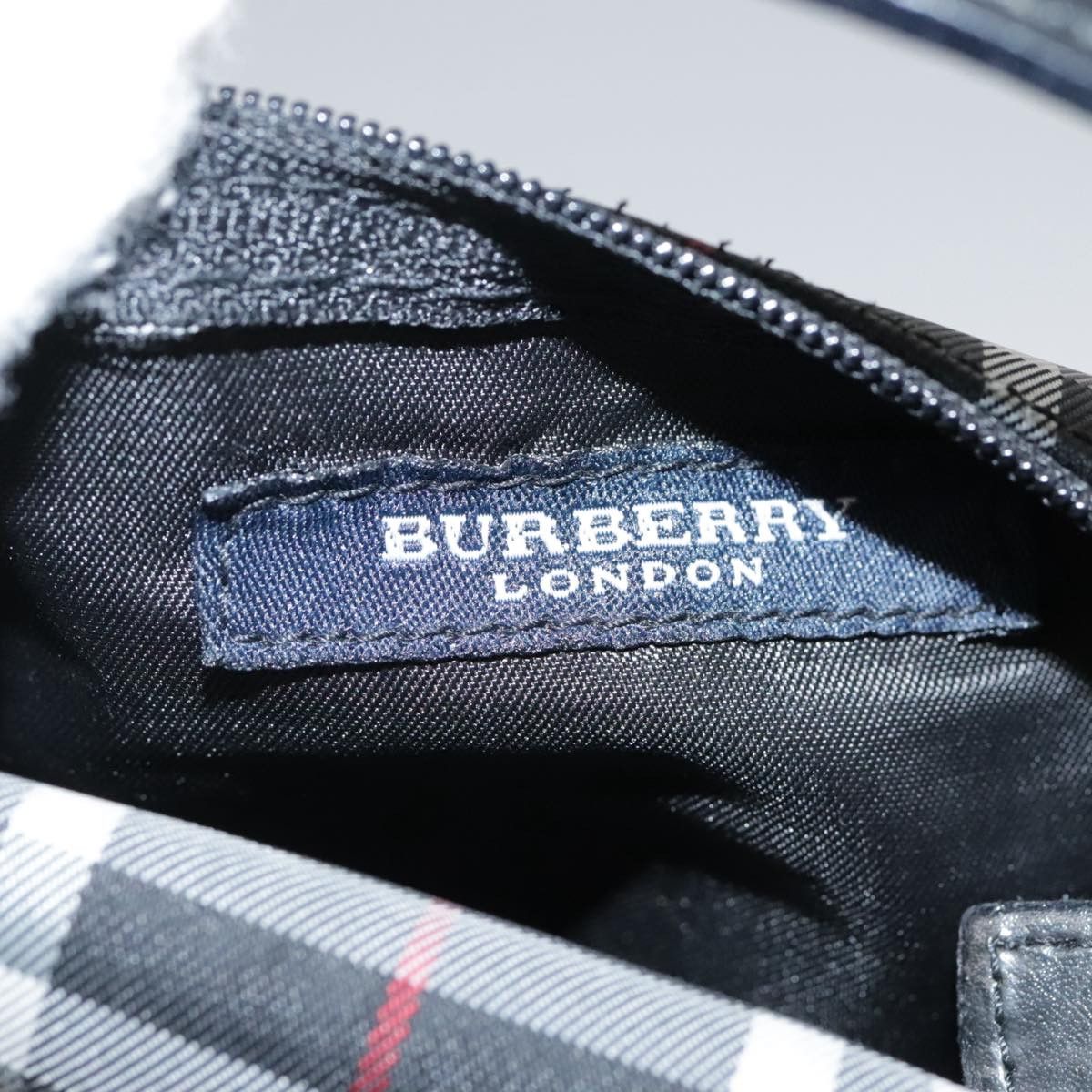 Burberry Nova Check Black Synthetic Handbag (Pre-Owned) Size ONE SIZE - 12 Thumbnail