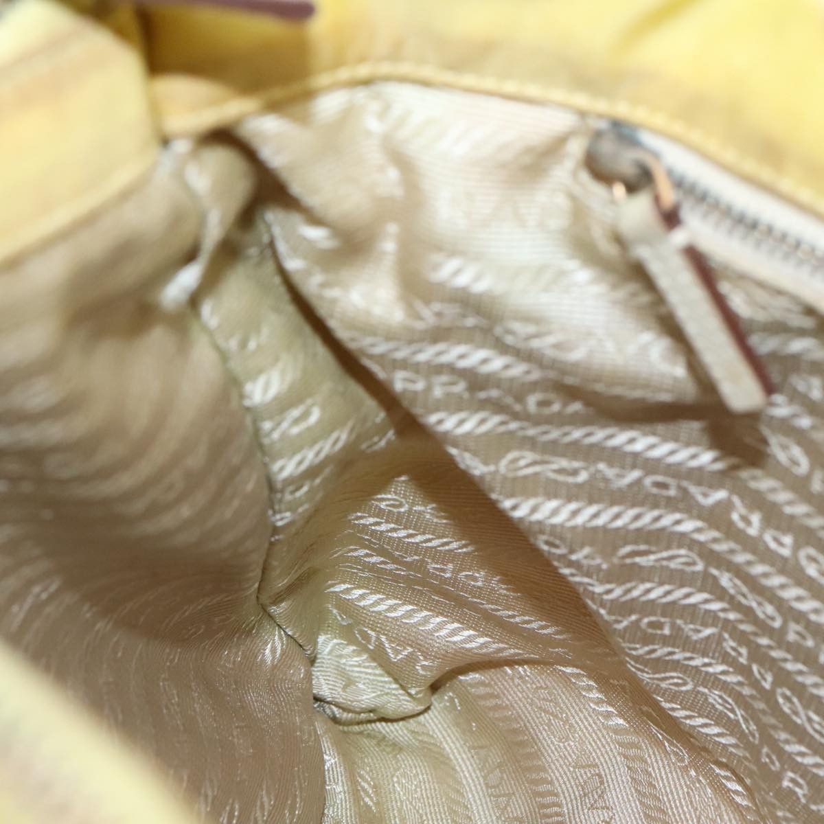Prada Yellow Synthetic Tote Bag (Pre-Owned) Size ONE SIZE - 17 Thumbnail