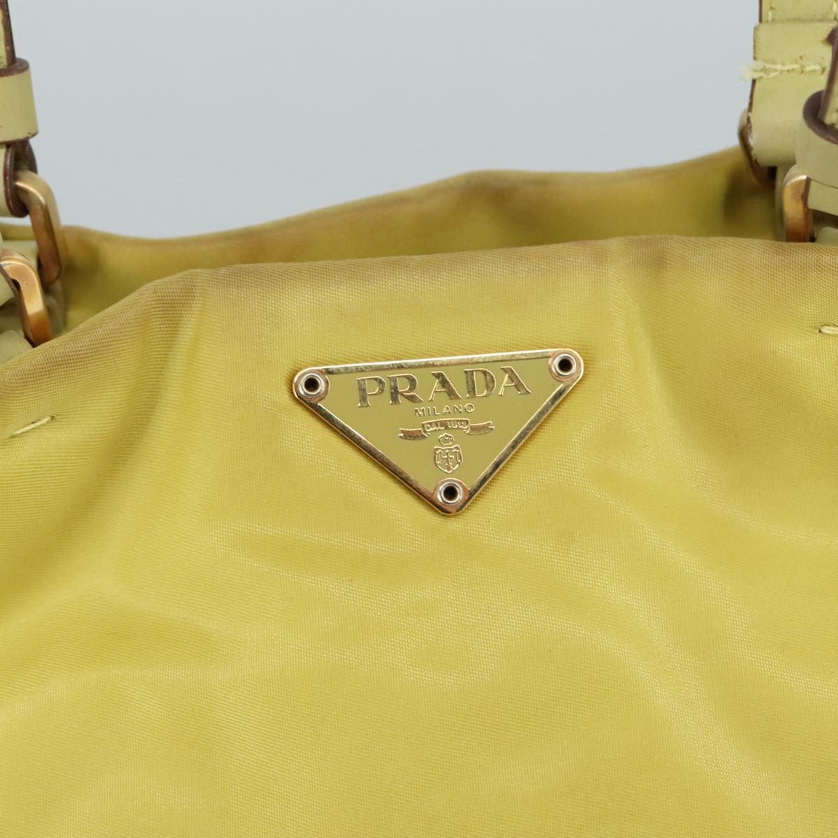 Prada Yellow Synthetic Tote Bag (Pre-Owned) Size ONE SIZE - 13 Thumbnail