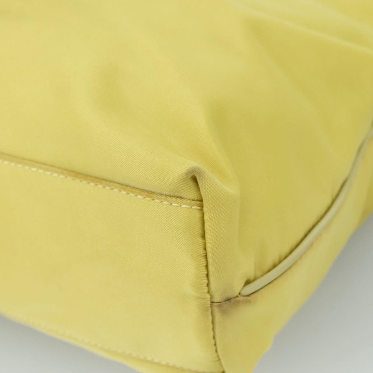Prada Yellow Synthetic Tote Bag (Pre-Owned) Size ONE SIZE - 11 Thumbnail
