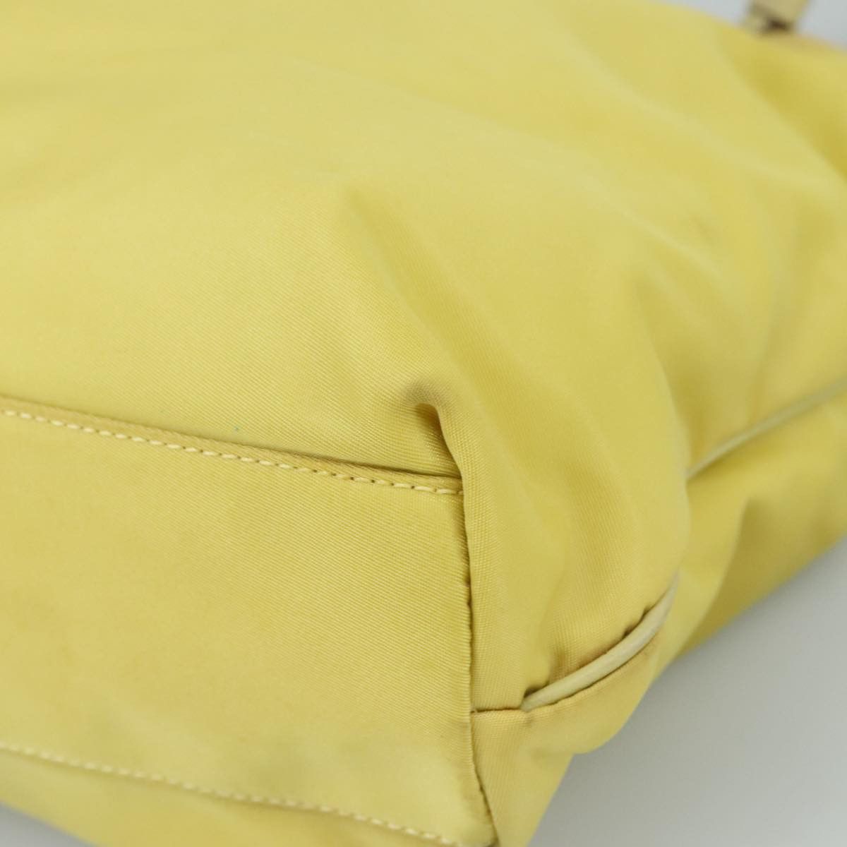 Prada Yellow Synthetic Tote Bag (Pre-Owned) Size ONE SIZE - 9 Thumbnail