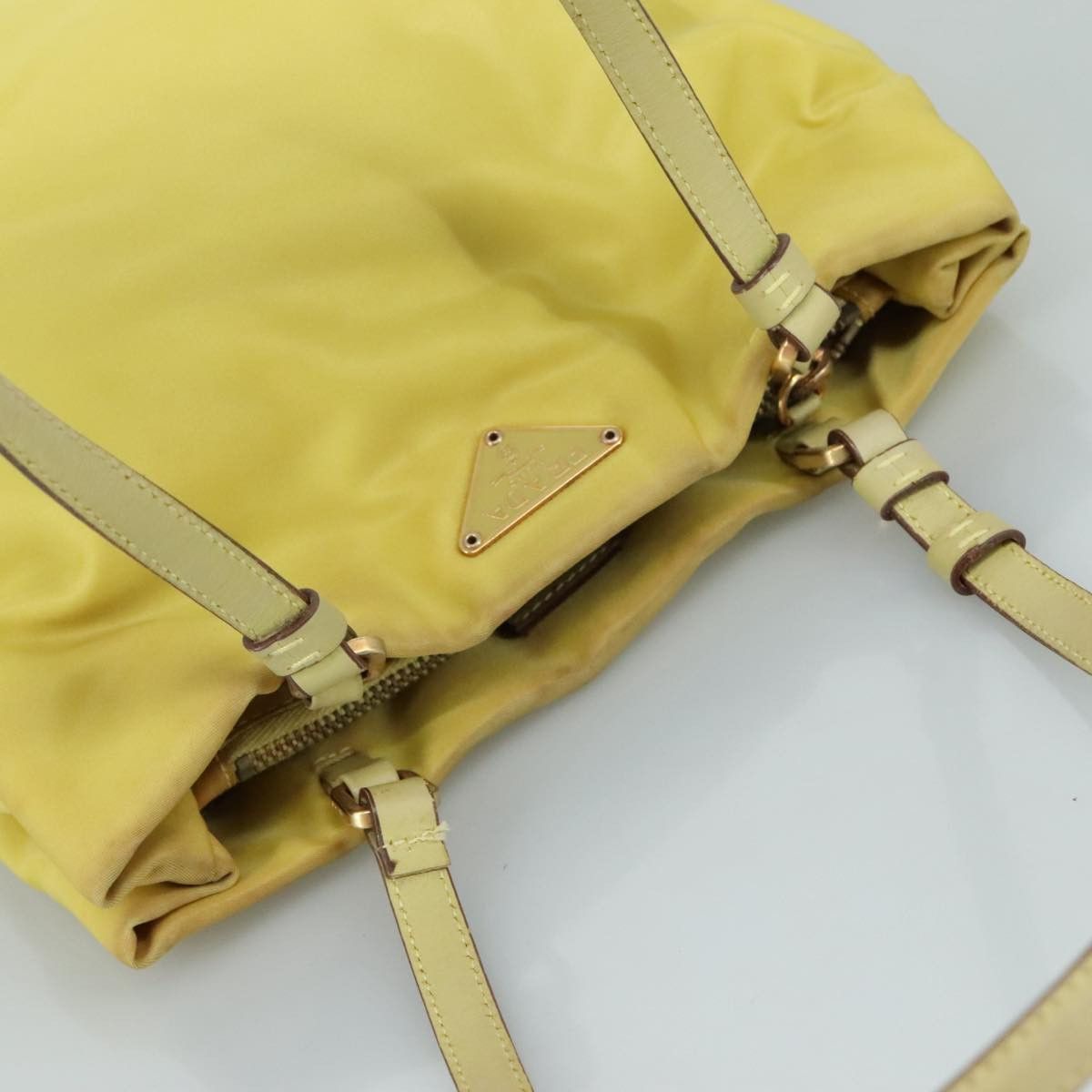 Prada Yellow Synthetic Tote Bag (Pre-Owned) Size ONE SIZE - 5 Thumbnail