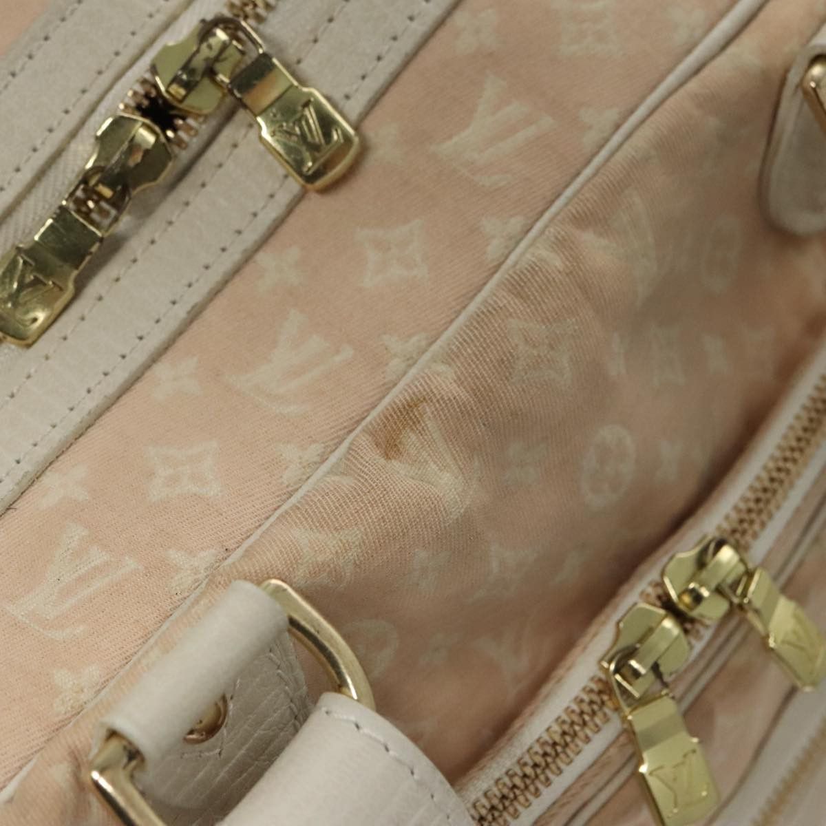 Louis Vuitton Mini Lin Pink Canvas Shoulder Bag (Pre-Owned) Size ONE SIZE - 15 Thumbnail