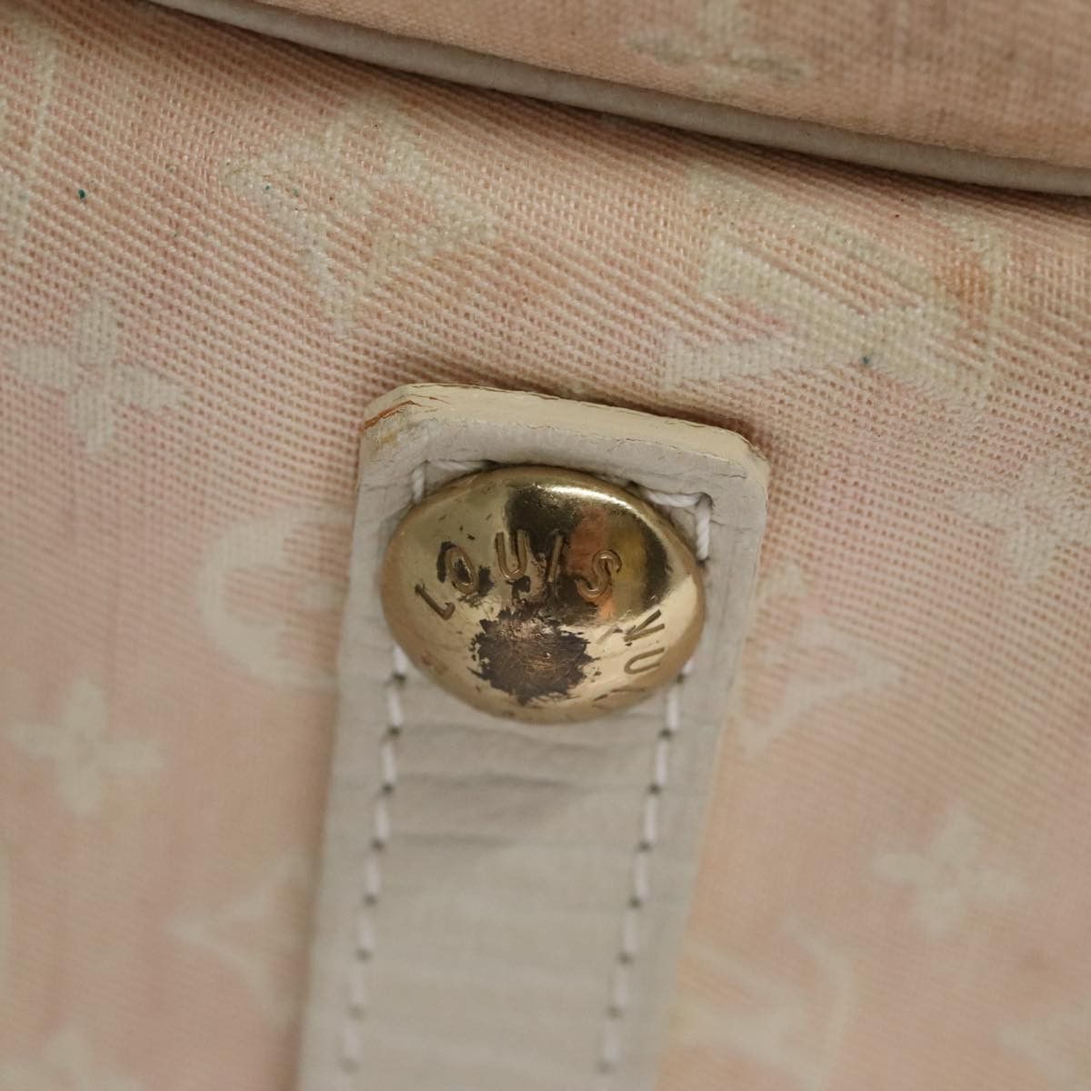 Louis Vuitton Mini Lin Pink Canvas Shoulder Bag (Pre-Owned) Size ONE SIZE - 16 Thumbnail