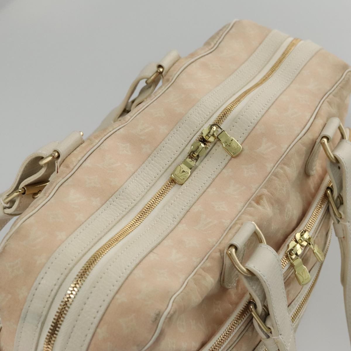 Louis Vuitton Mini Lin Pink Canvas Shoulder Bag (Pre-Owned) Size ONE SIZE - 14 Thumbnail