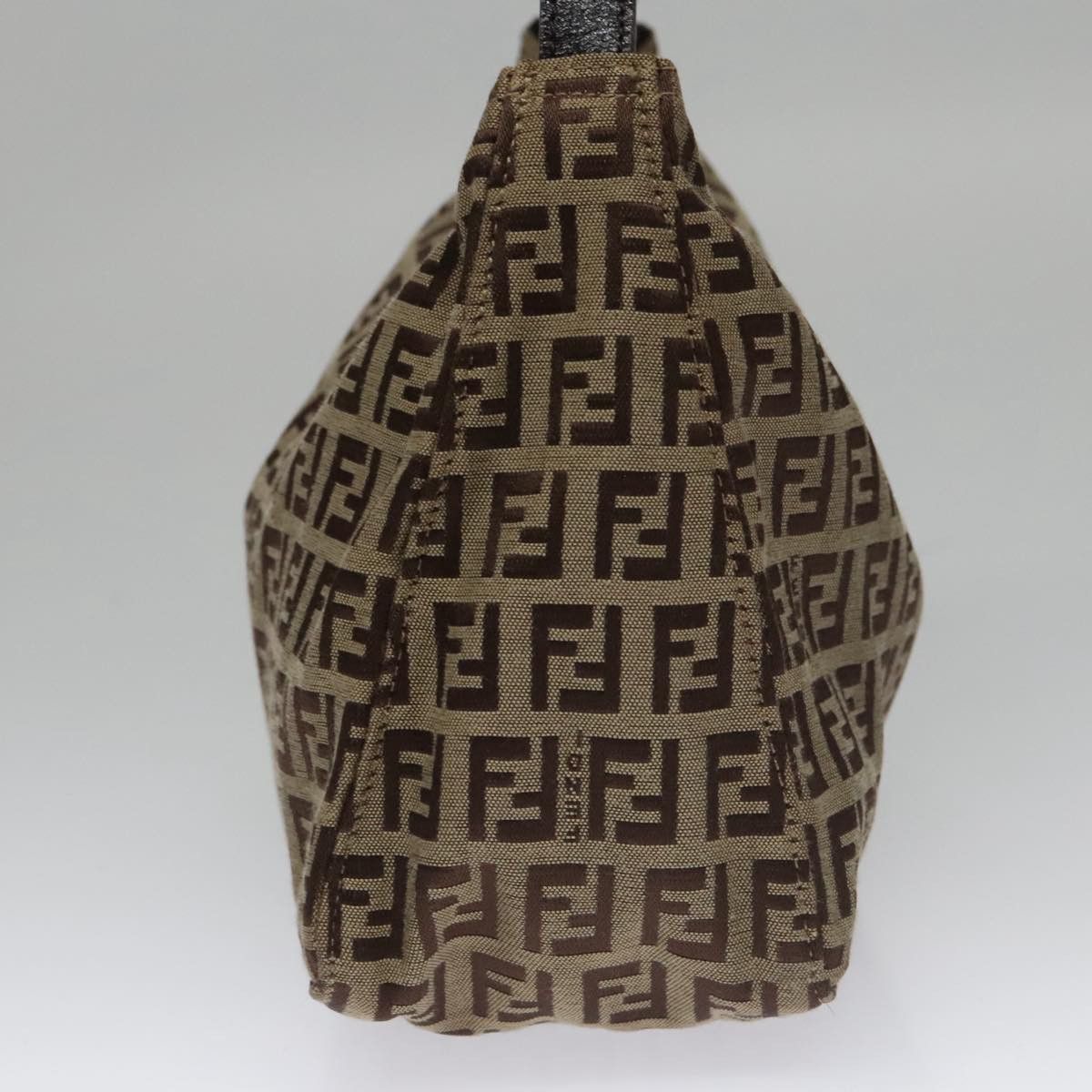 Fendi Zucchino Beige Canvas Handbag (Pre-Owned) Size ONE SIZE - 4 Thumbnail