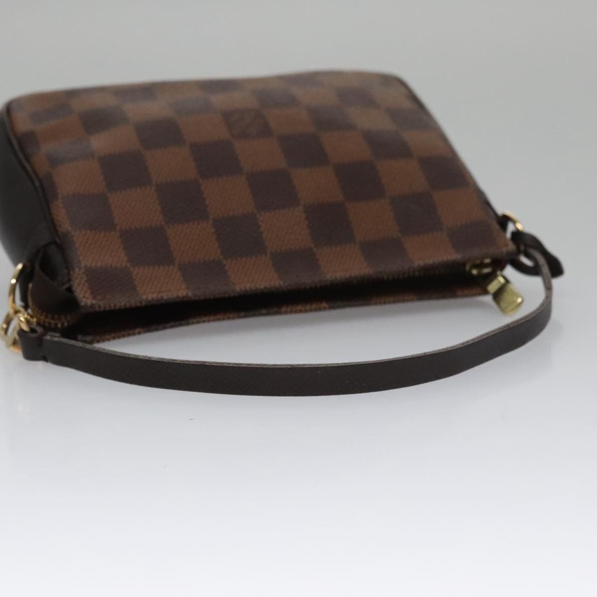 Louis Vuitton Trousse A Maquillage Brush Brown Canvas Clutch Bag Size ONE SIZE - 6 Thumbnail