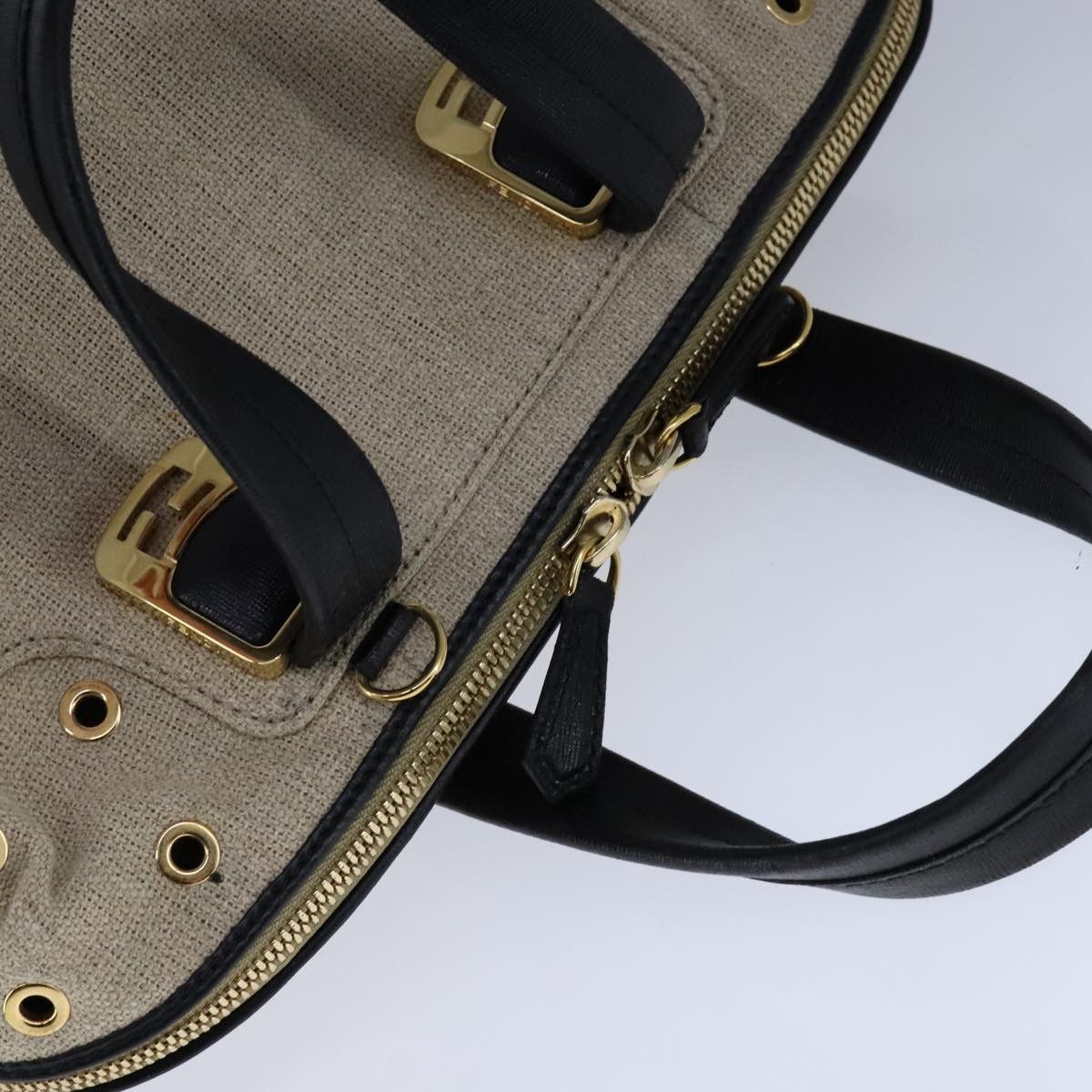 Fendi Chameleon Beige Canvas Handbag (Pre-Owned) Size ONE SIZE - 12 Thumbnail