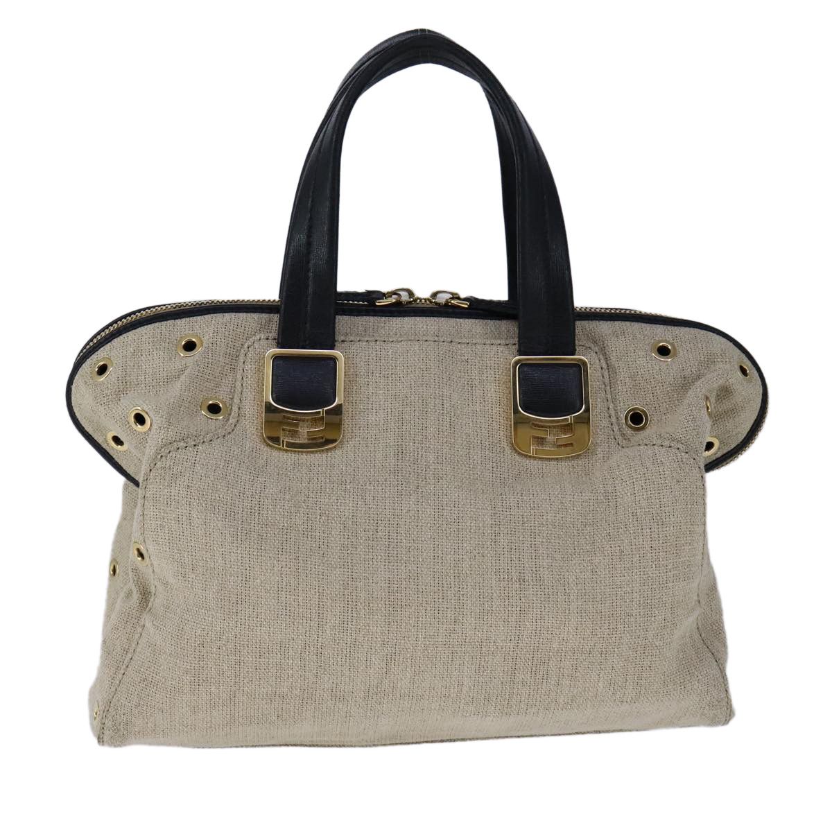Fendi Chameleon Beige Canvas Handbag (Pre-Owned) Size ONE SIZE - 2 Thumbnail