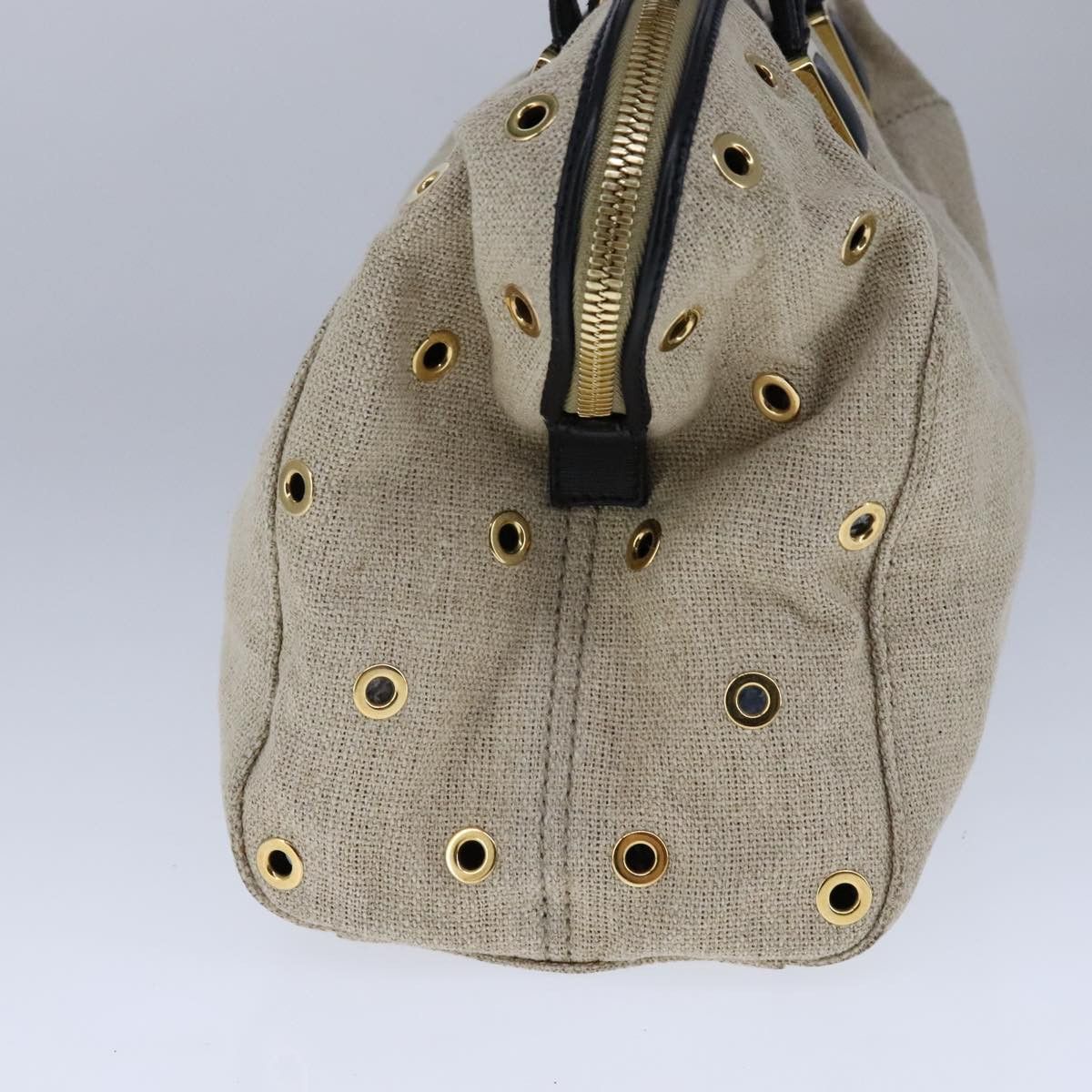 Fendi Chameleon Beige Canvas Handbag (Pre-Owned) Size ONE SIZE - 4 Thumbnail