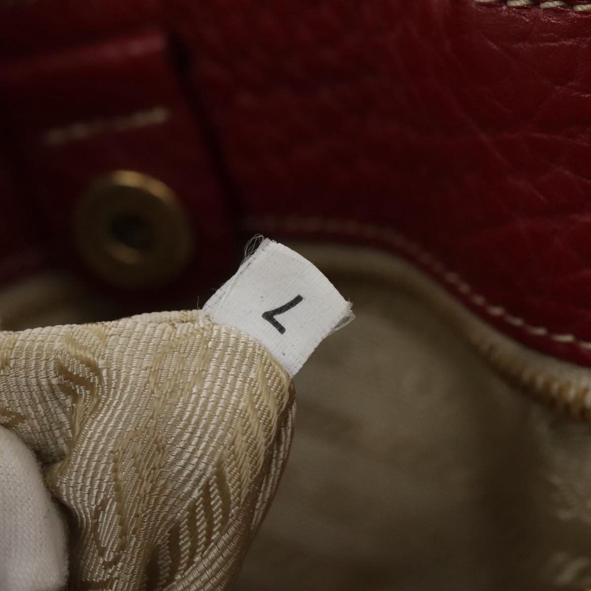 Prada Beige Canvas Tote Bag (Pre-Owned) Size ONE SIZE - 13 Thumbnail