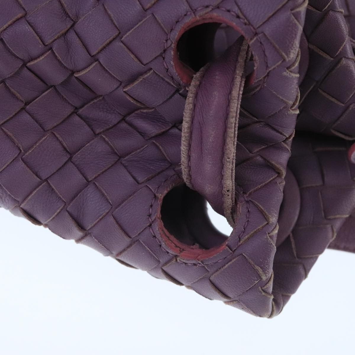 Bottega Veneta Garda Purple Leather Handbag (Pre-Owned) Size ONE SIZE - 20 Thumbnail
