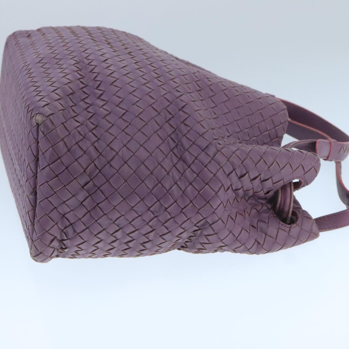 Bottega Veneta Garda Purple Leather Handbag (Pre-Owned) Size ONE SIZE - 3 Thumbnail