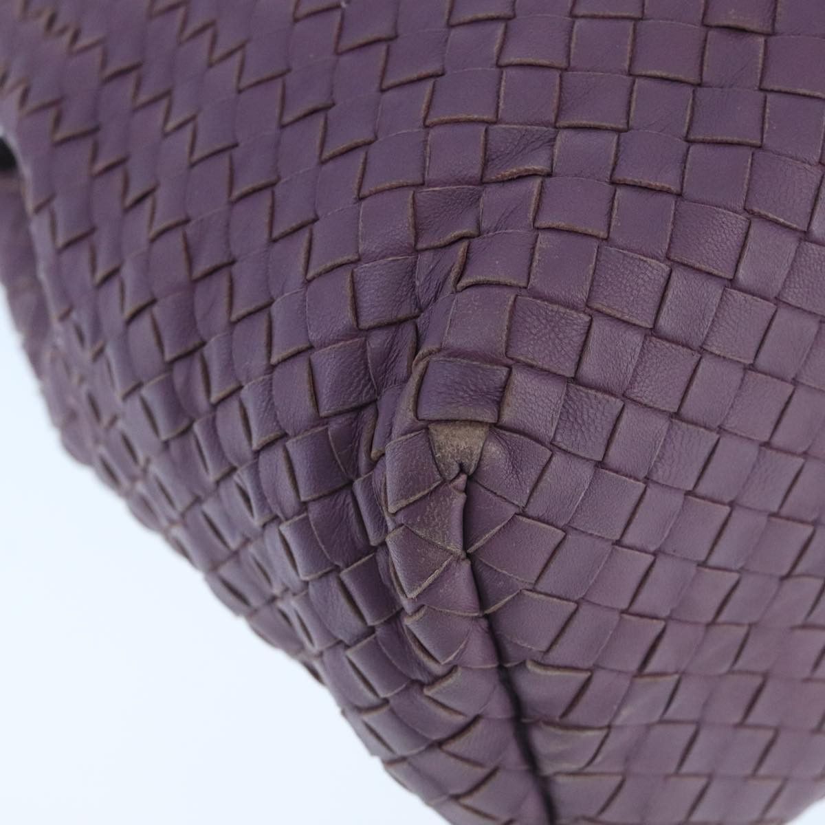 Bottega Veneta Garda Purple Leather Handbag (Pre-Owned) Size ONE SIZE - 11 Thumbnail