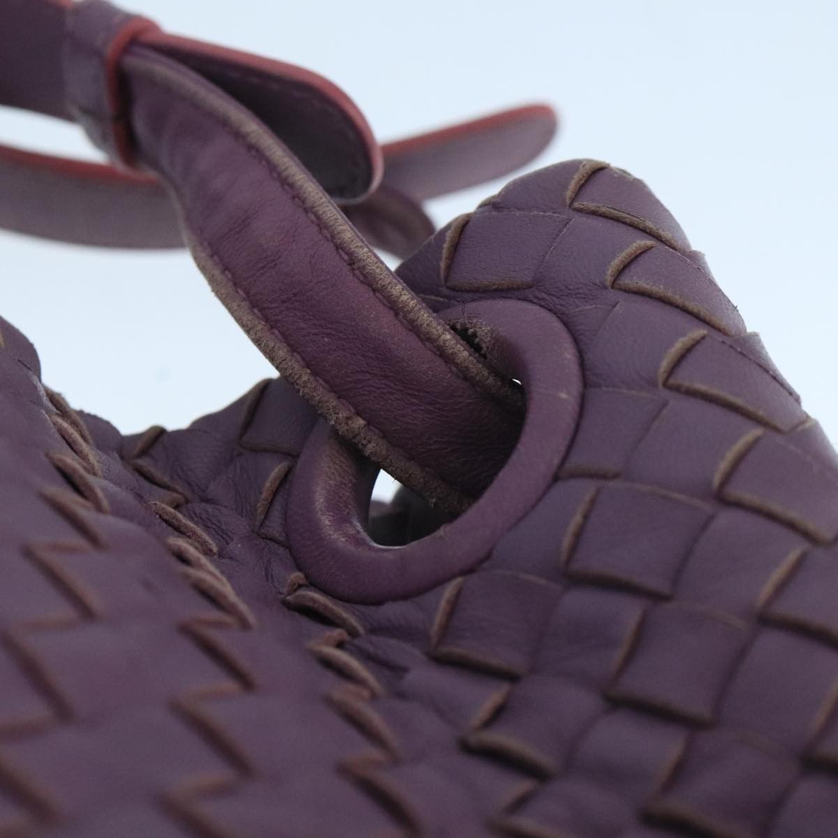 Bottega Veneta Garda Purple Leather Handbag (Pre-Owned) Size ONE SIZE - 8 Thumbnail