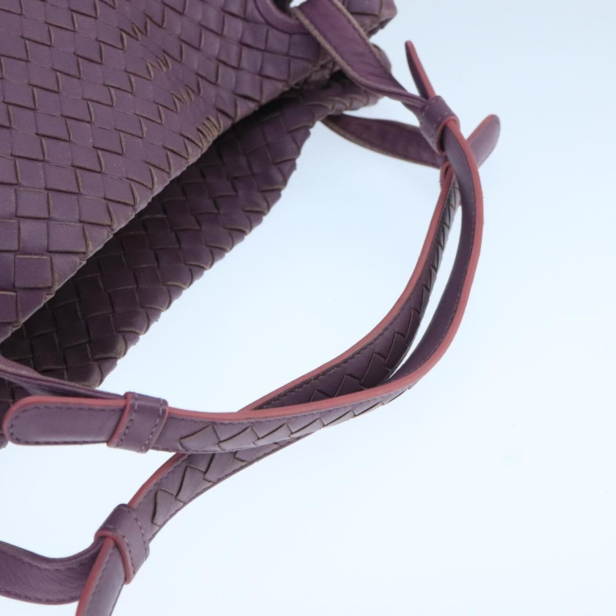 Bottega Veneta Garda Purple Leather Handbag (Pre-Owned) Size ONE SIZE - 6 Thumbnail