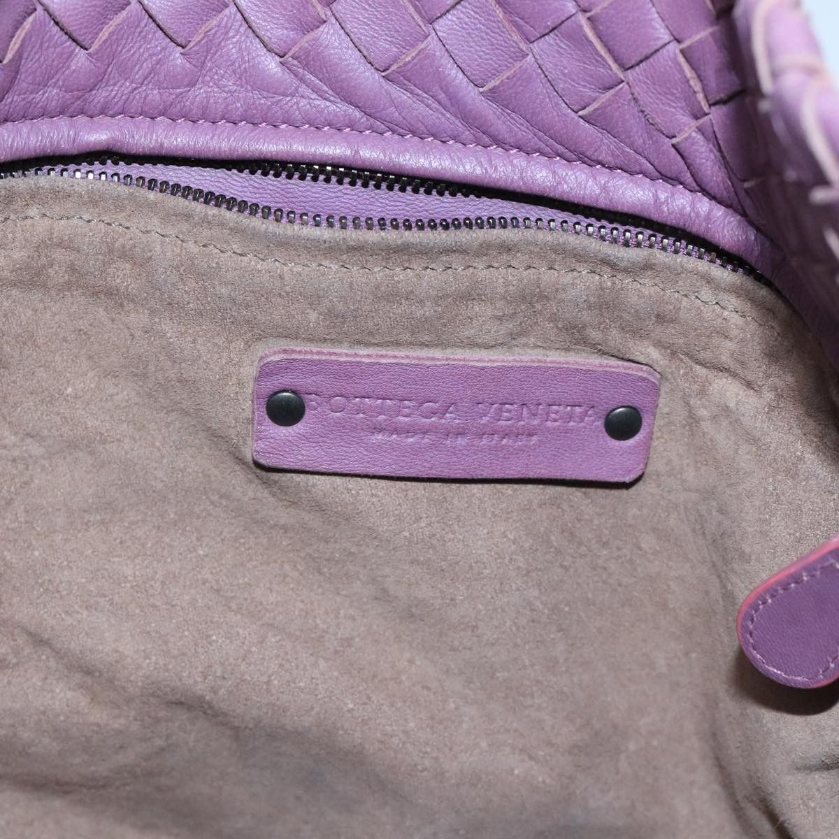 Bottega Veneta Garda Purple Leather Handbag (Pre-Owned) Size ONE SIZE - 14 Thumbnail
