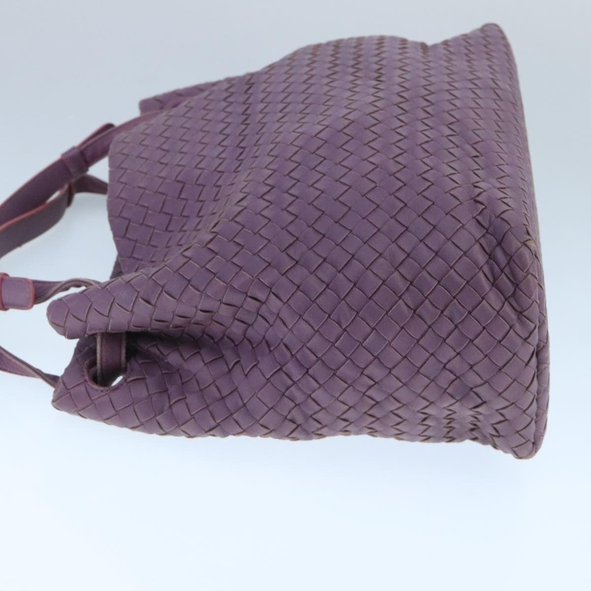 Bottega Veneta Garda Purple Leather Handbag (Pre-Owned) Size ONE SIZE - 4 Thumbnail