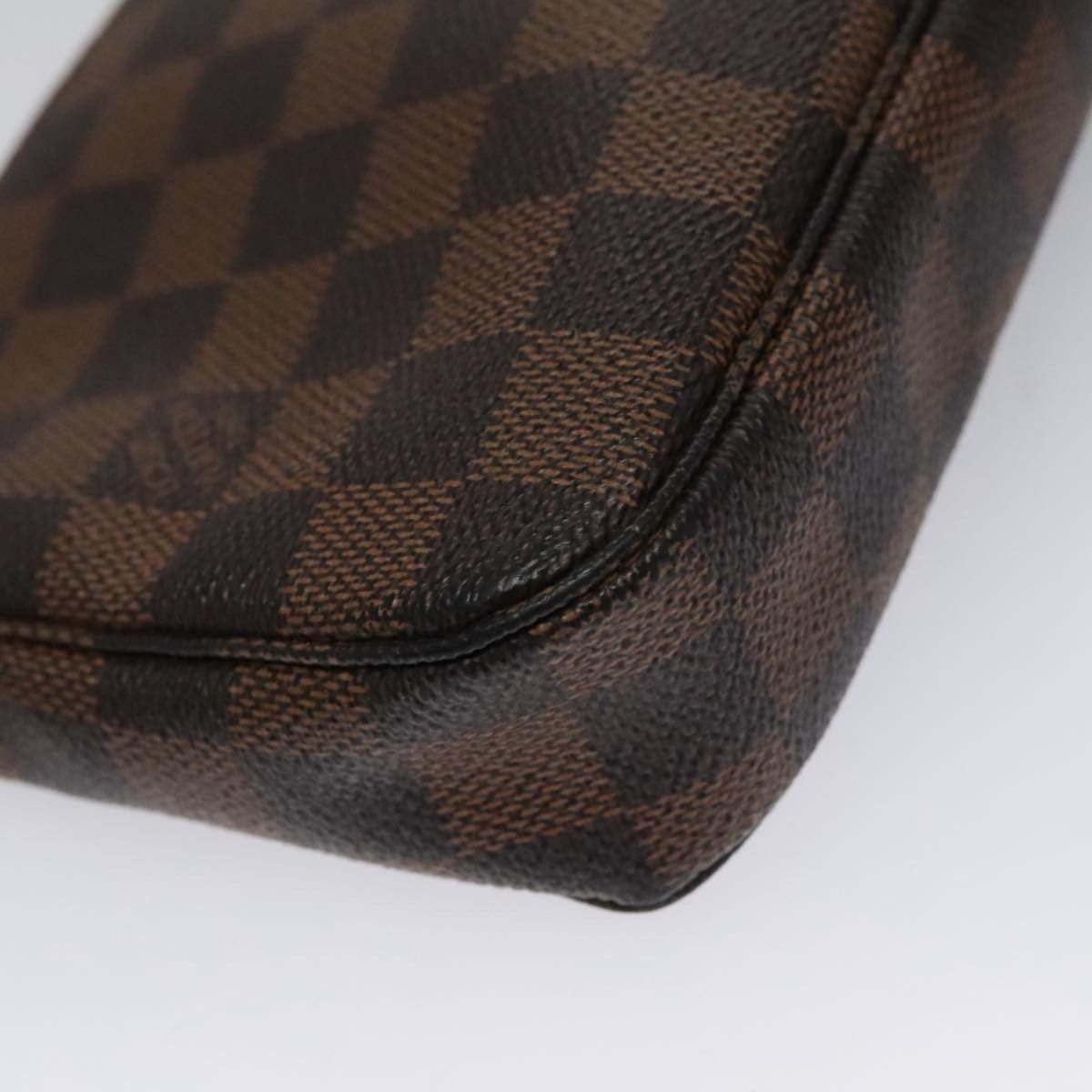 Louis Vuitton Pochette Accessoire Brown Canvas Clutch Bag (Pre-Owned) Size ONE SIZE - 9 Thumbnail