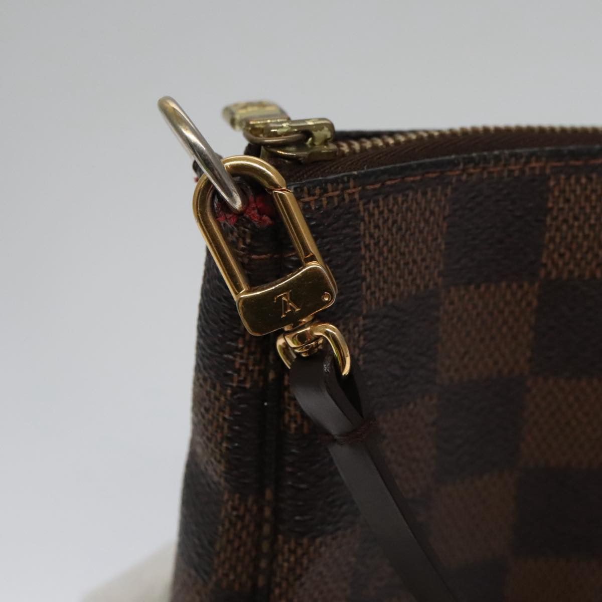 Louis Vuitton Pochette Accessoire Brown Canvas Clutch Bag (Pre-Owned) Size ONE SIZE - 12 Thumbnail