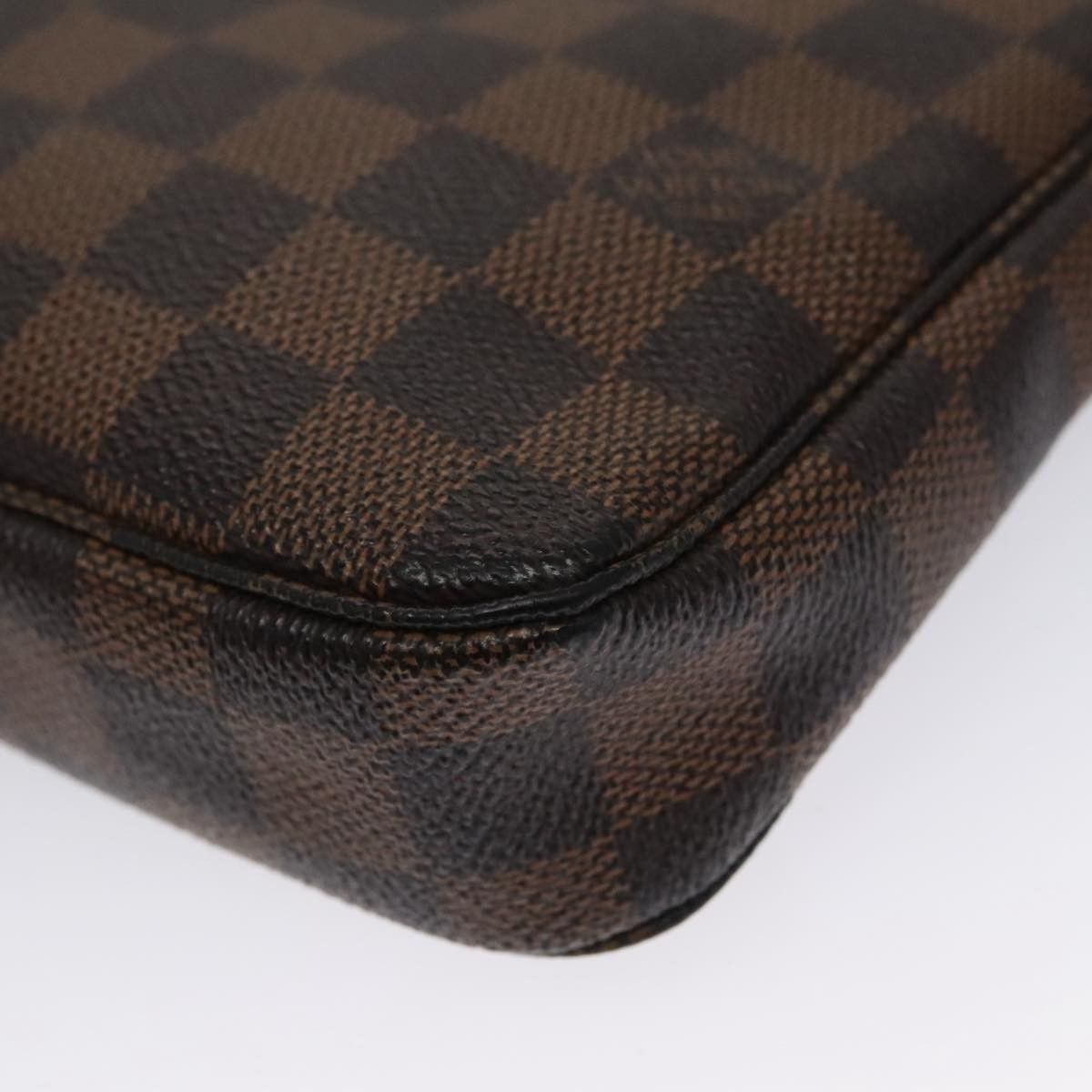 Louis Vuitton Pochette Accessoire Brown Canvas Clutch Bag (Pre-Owned) Size ONE SIZE - 10 Thumbnail