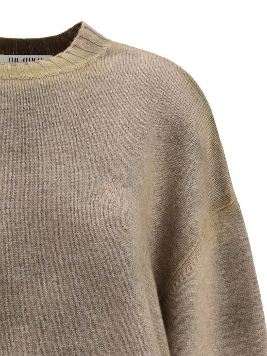 The Attico THE ATTICO Women Sweater 250WCK00107KWS002SS 046 BROWN Size S / US 4 / IT 40 - 3 Thumbnail
